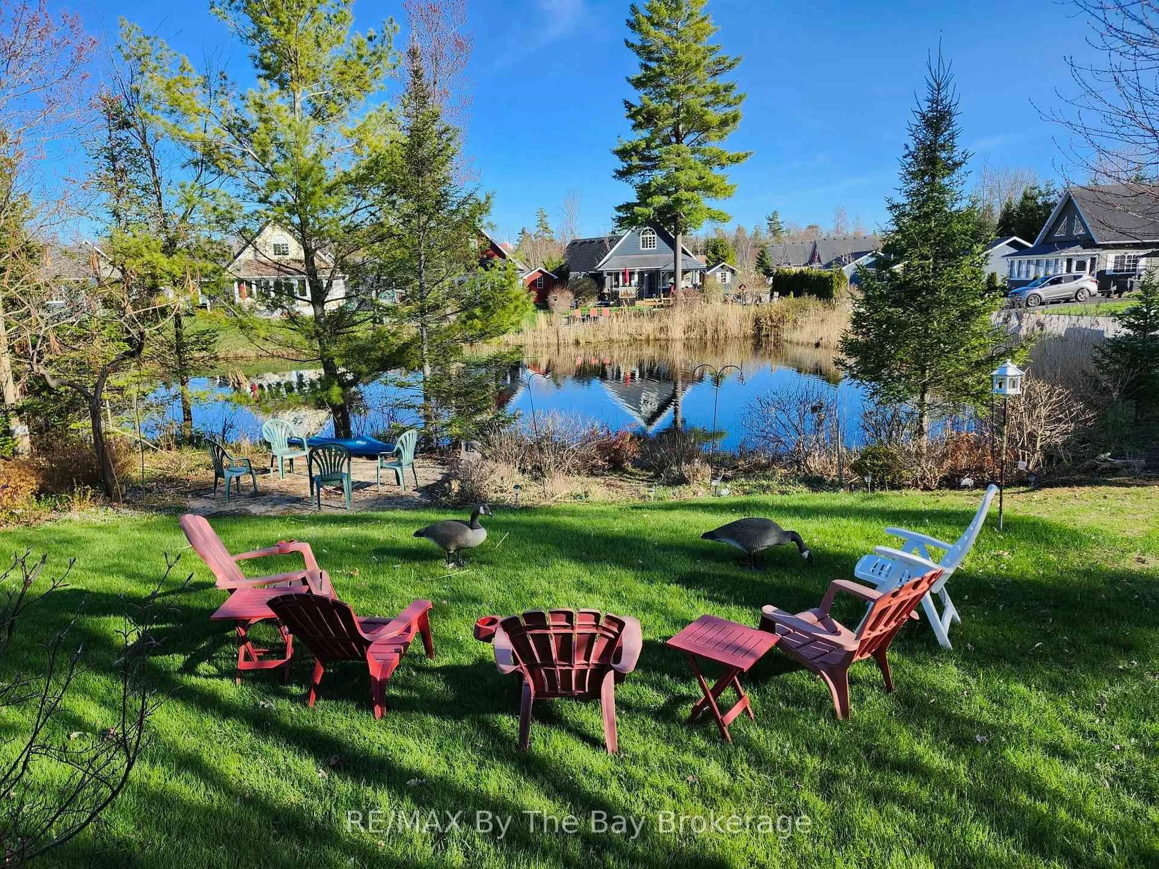 Patio, water/lake/river/ocean view for 1 WHITE PINES Tr, Wasaga Beach Ontario L9Z 1X7