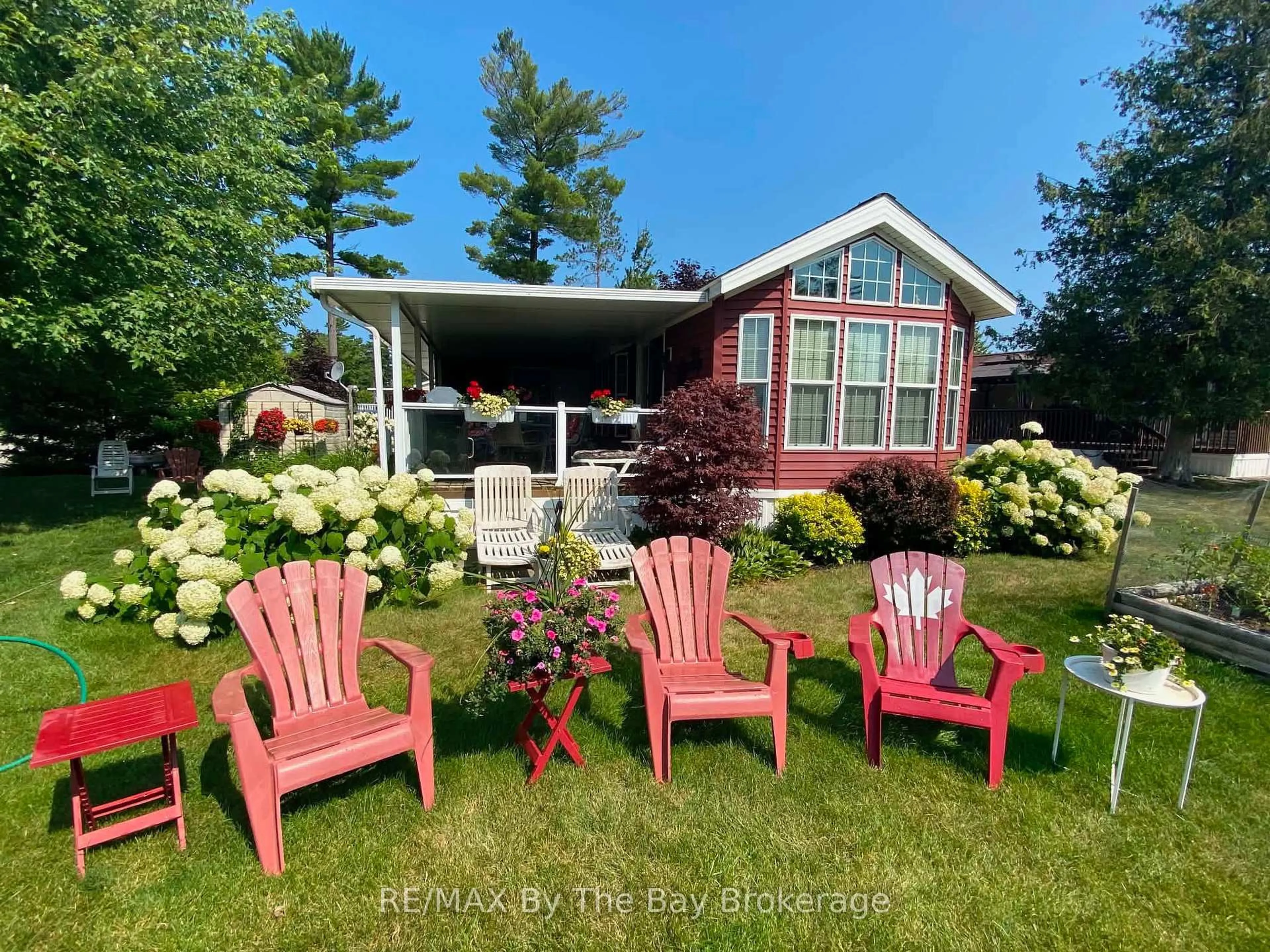 Patio, water/lake/river/ocean view for 1 WHITE PINES Tr, Wasaga Beach Ontario L9Z 1X7