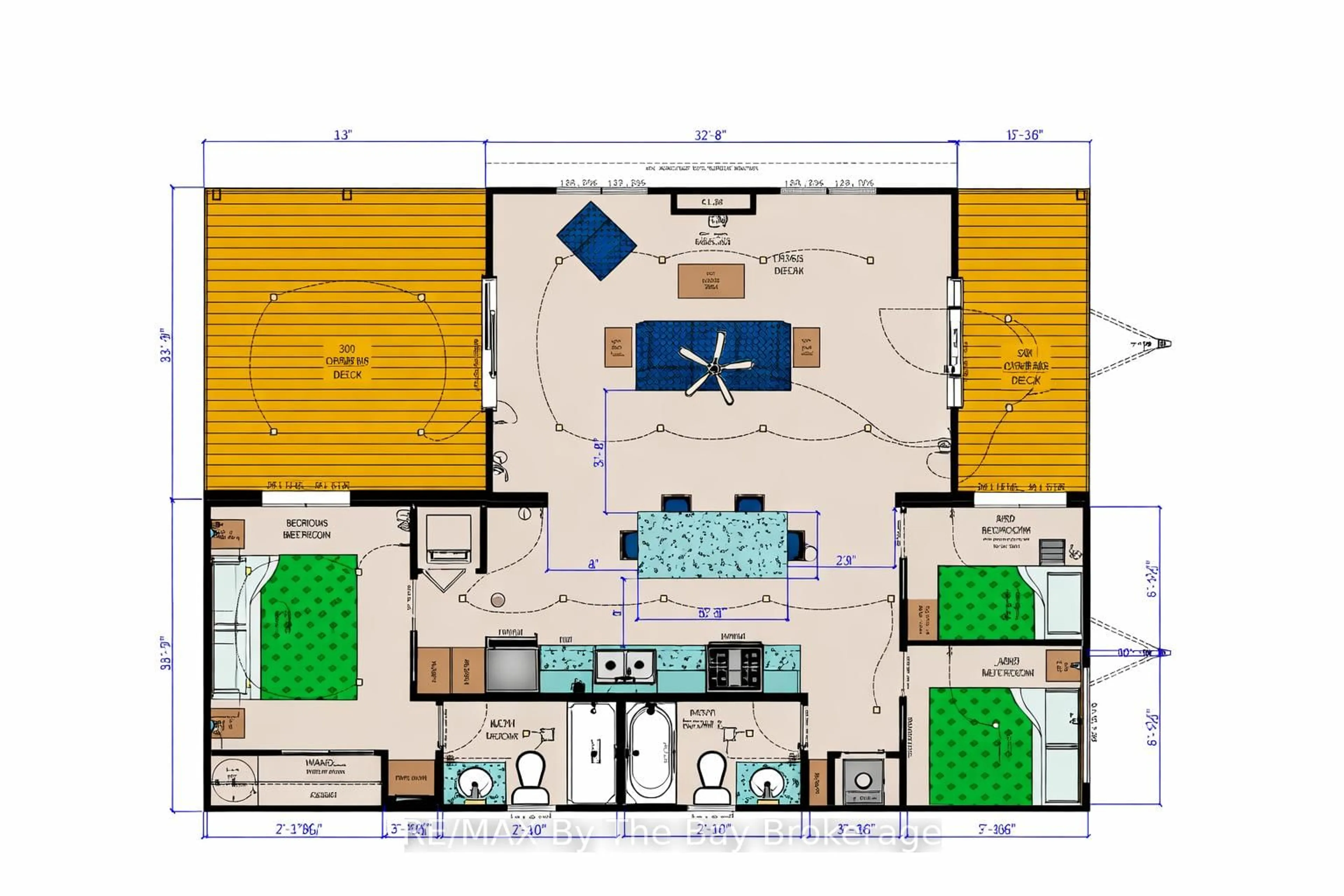 Floor plan for 3282 Ogden's Beach Rd #38, Tay Ontario L9S 2K6