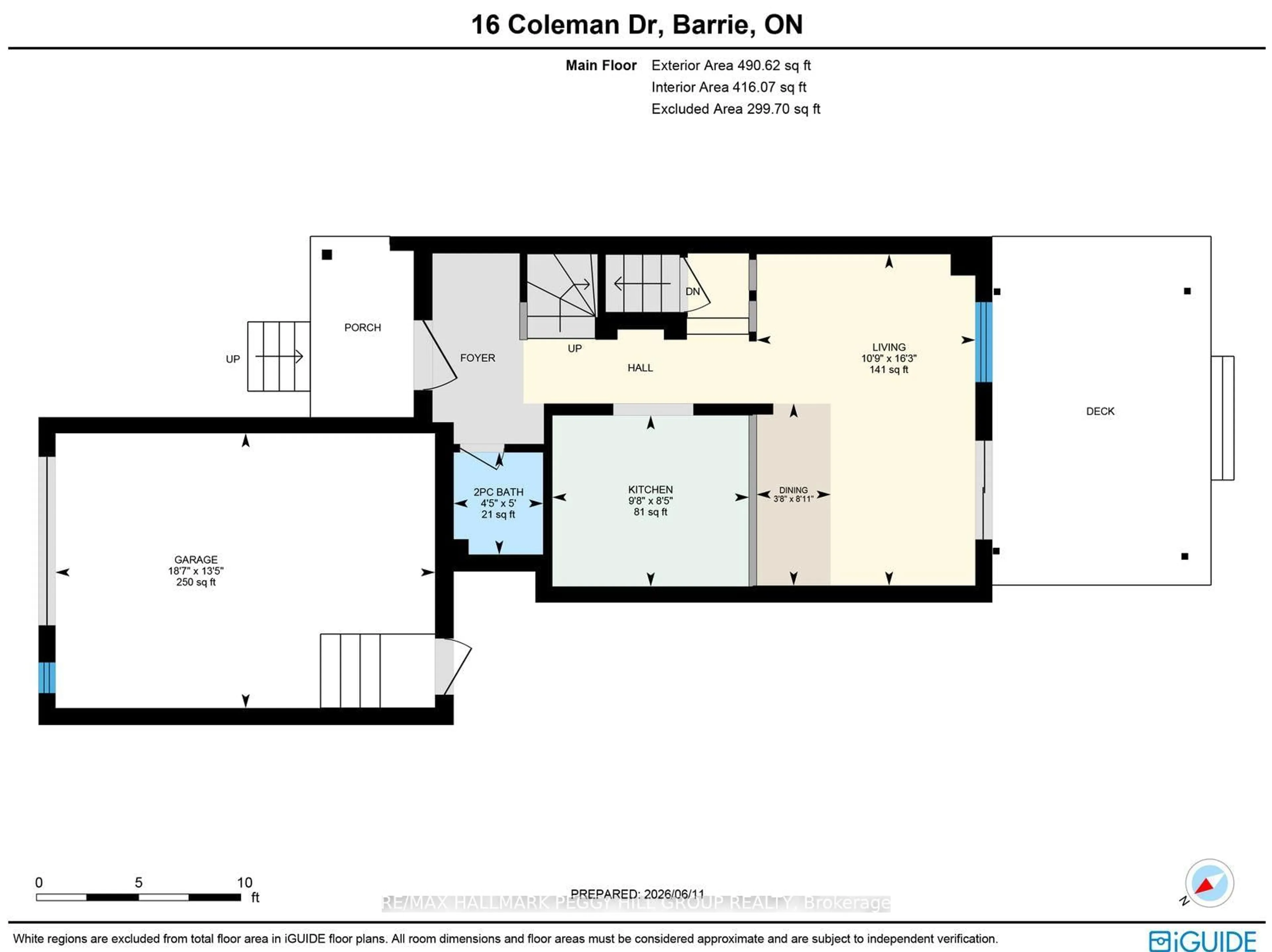 Floor plan for 16 Coleman Dr, Barrie Ontario L4N 0R4