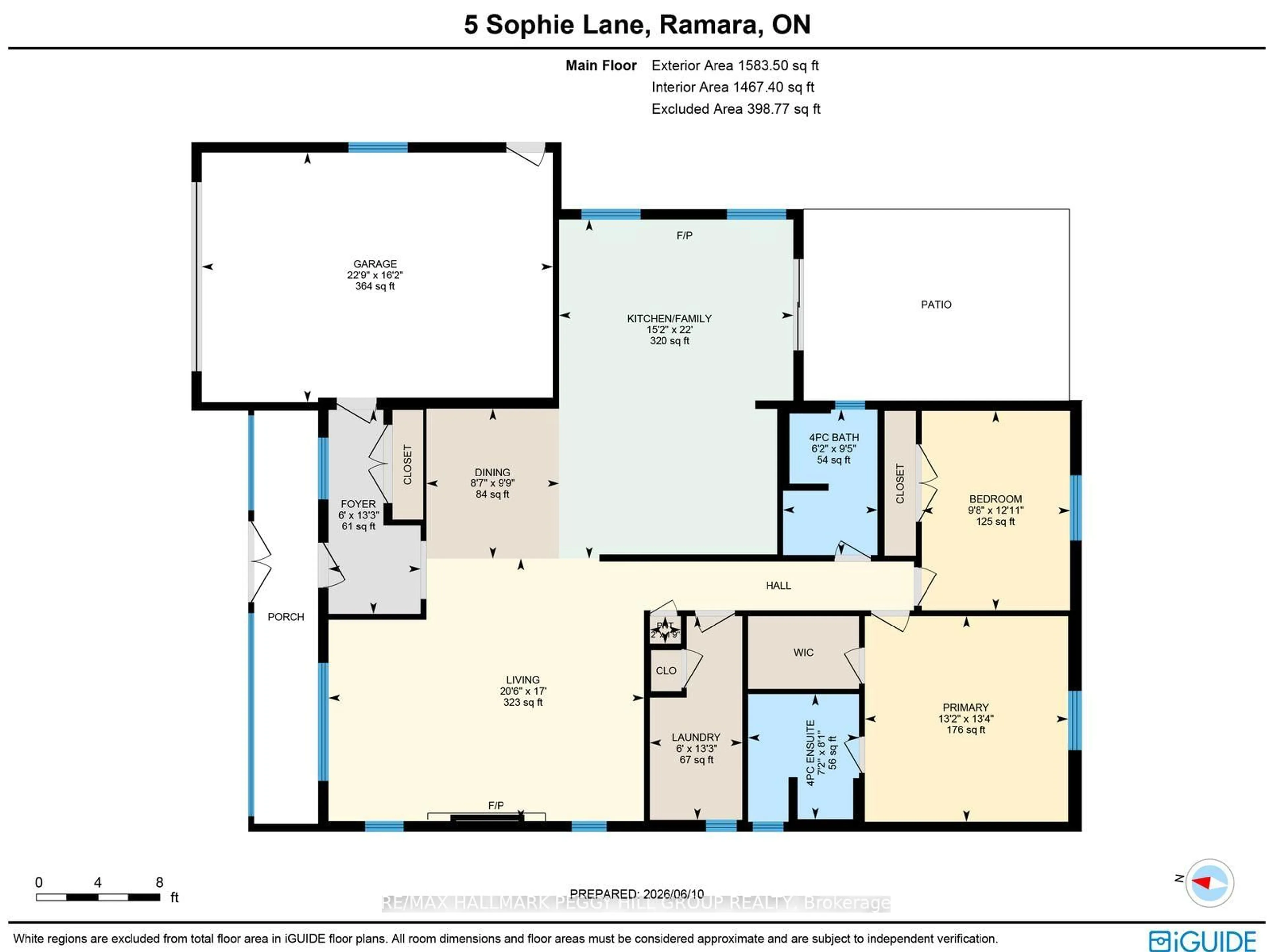 Floor plan for 5 Sophie Lane, Ramara Ontario L3V 8J9