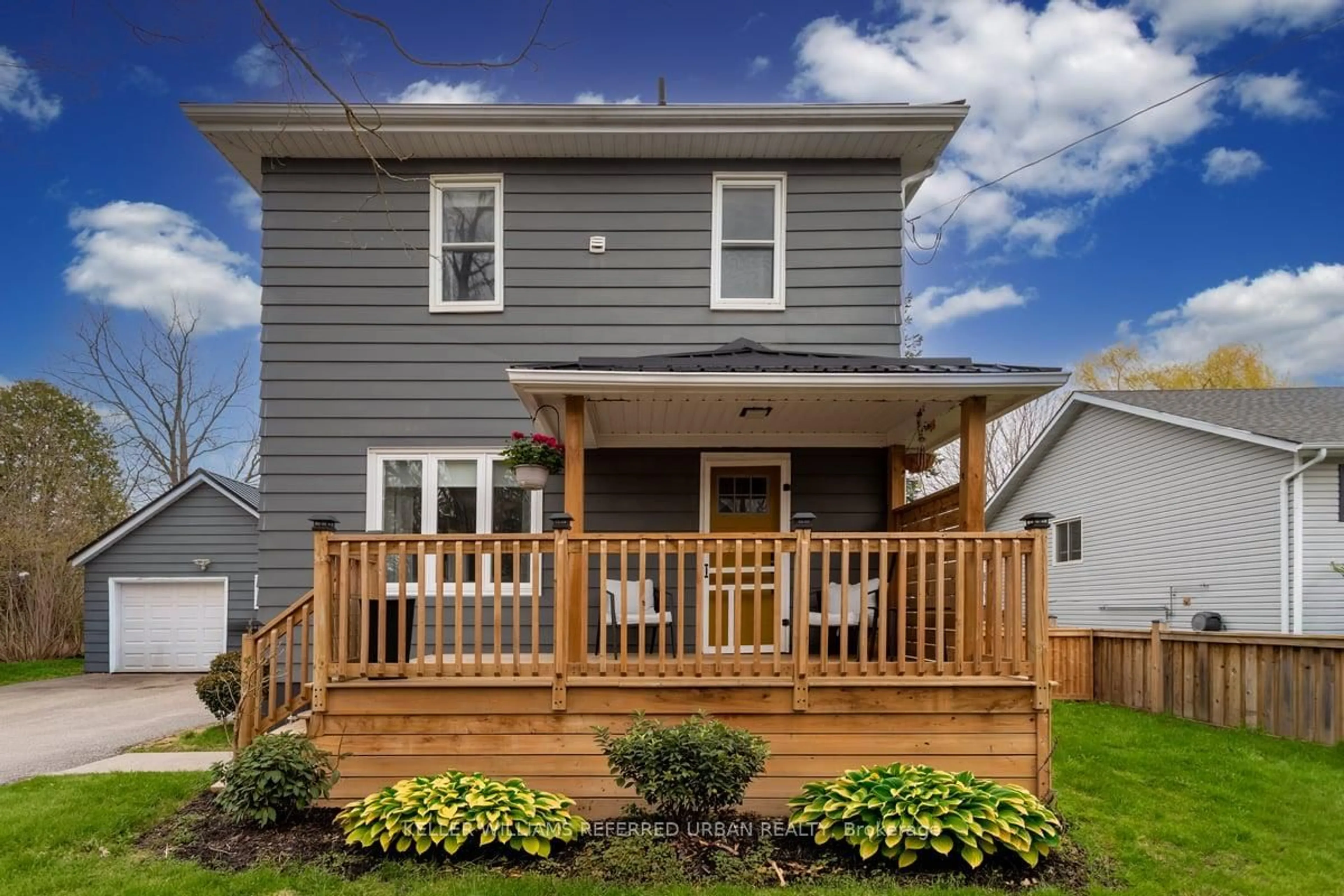 Home with vinyl exterior material, street for 5304 County Rd 9 Rd, Clearview Ontario L0M 1N0