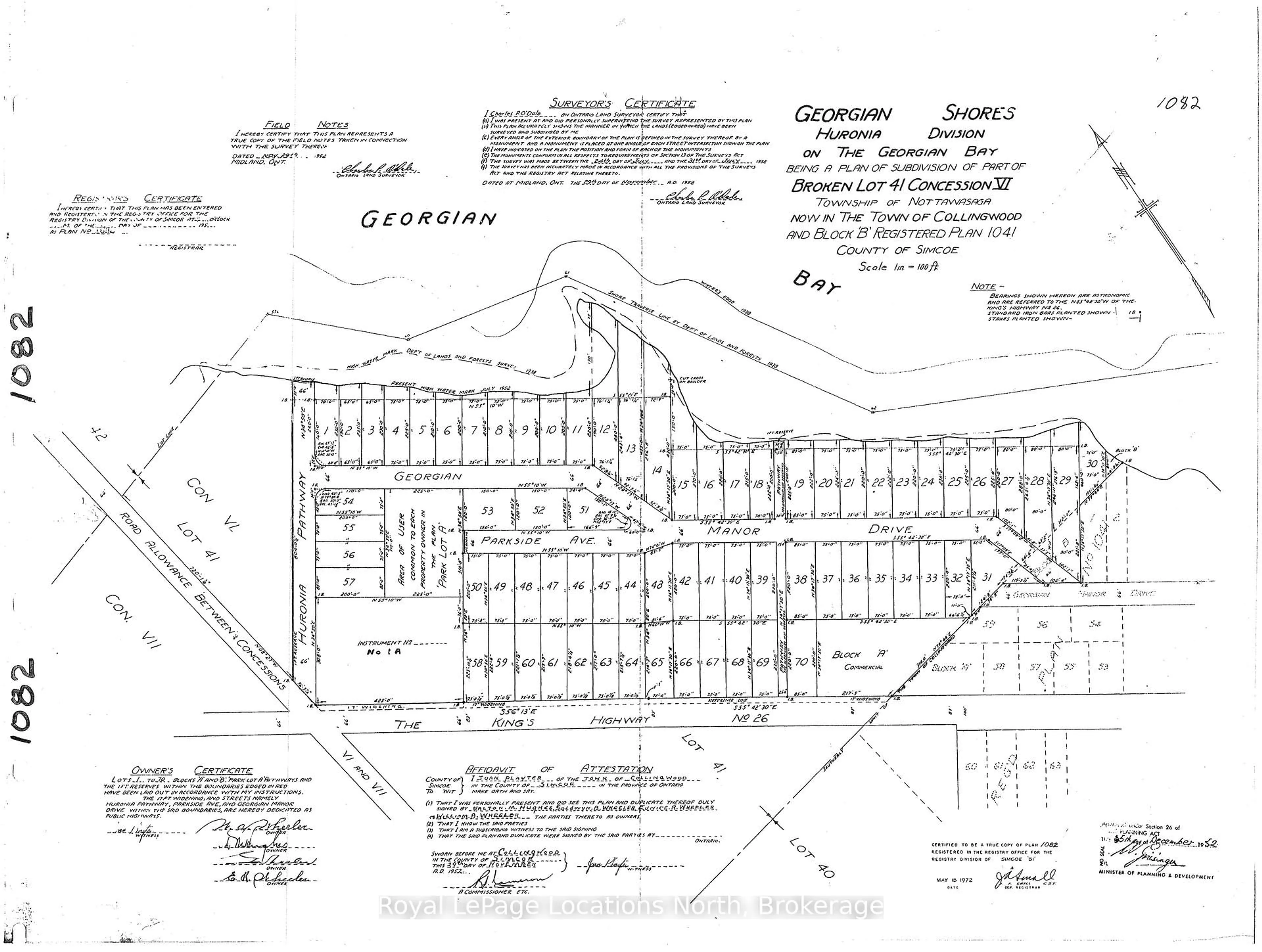 Floor plan for 43 Georgian Manor Dr, Collingwood Ontario L9Y 5P3