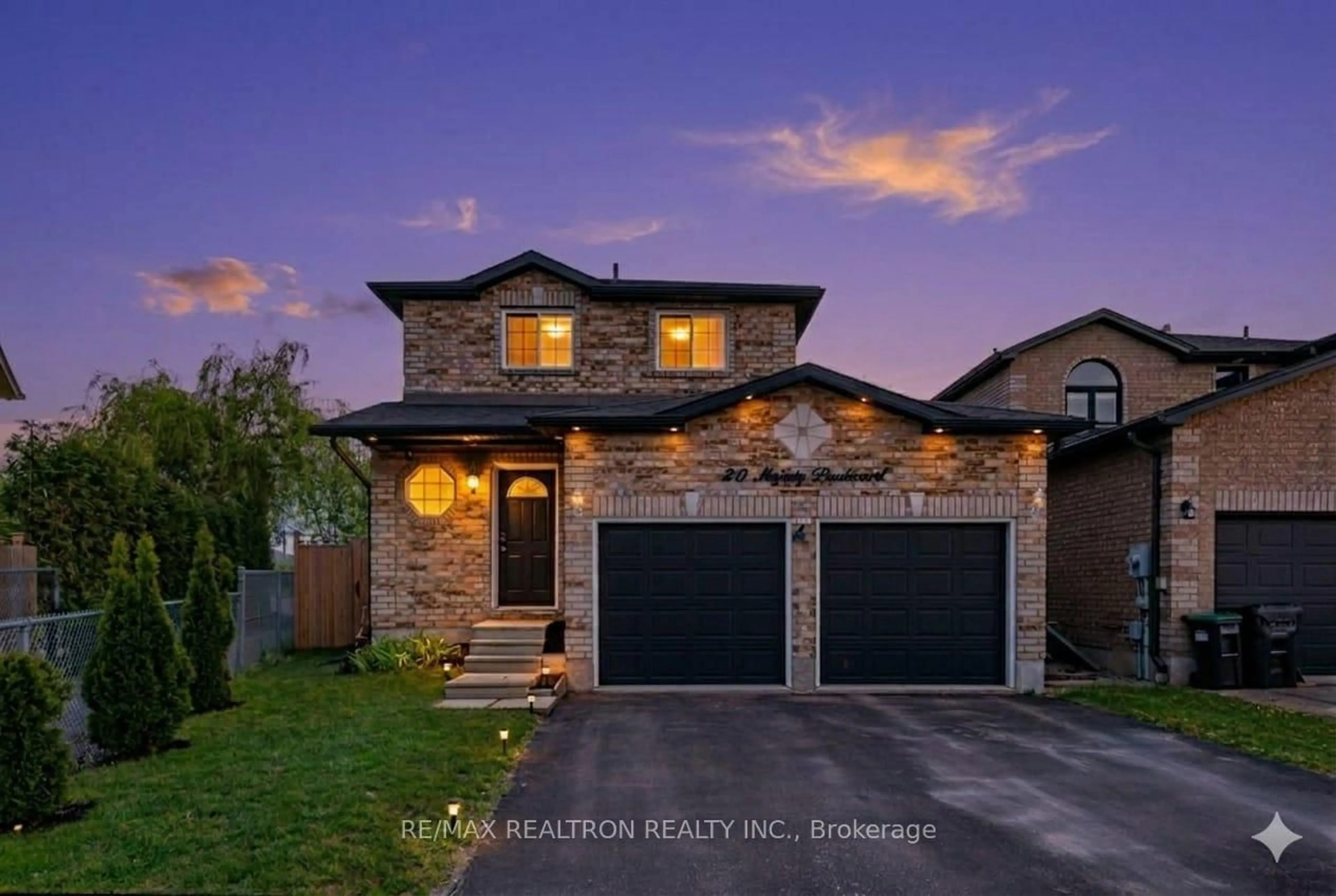 Home with brick exterior material, street for 20 Majesty Blvd, Barrie Ontario L4M 7K3