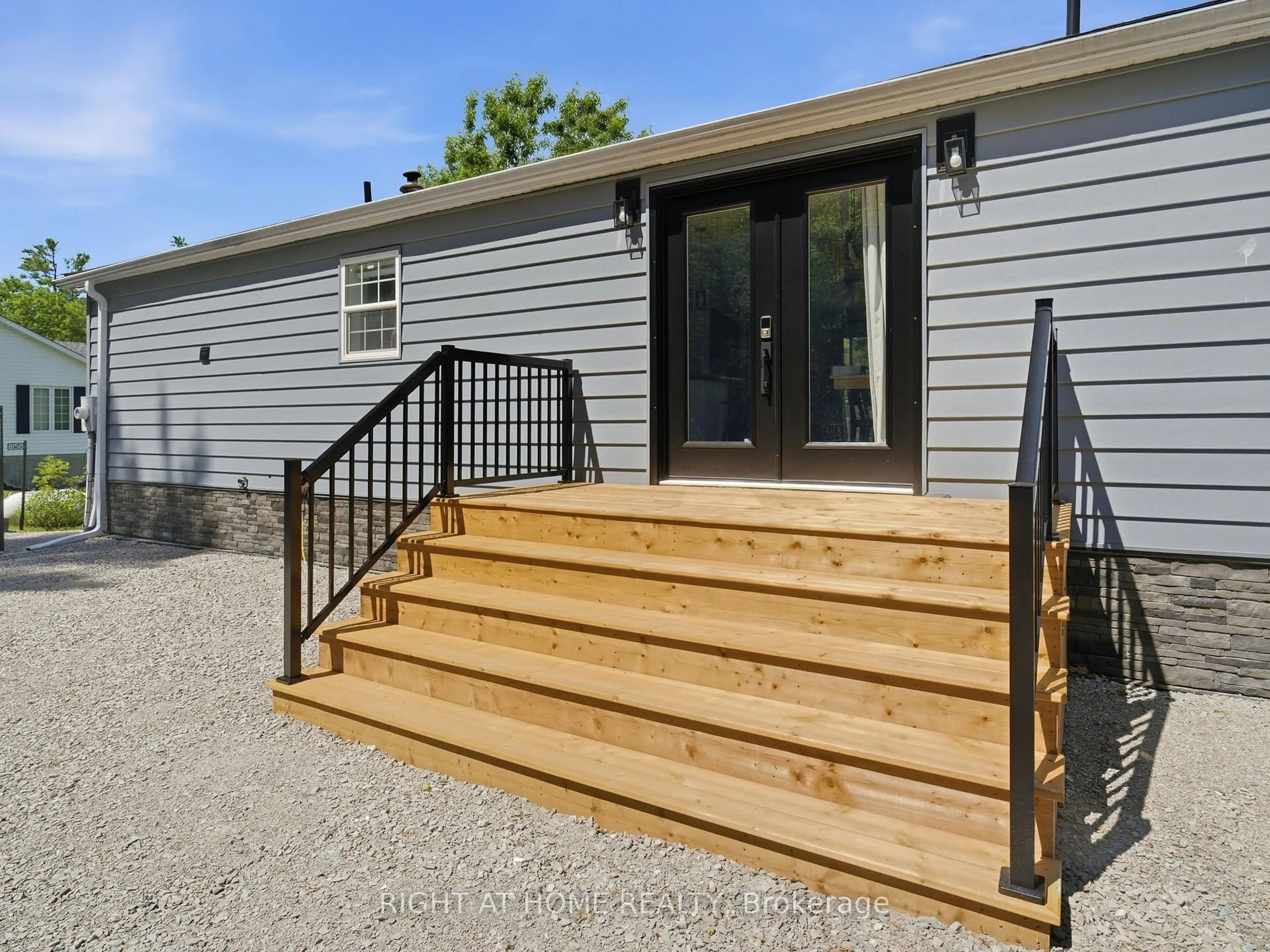 Home with vinyl exterior material, street for 8168 Laidlaw Ave, Ramara Ontario L0K 2B0
