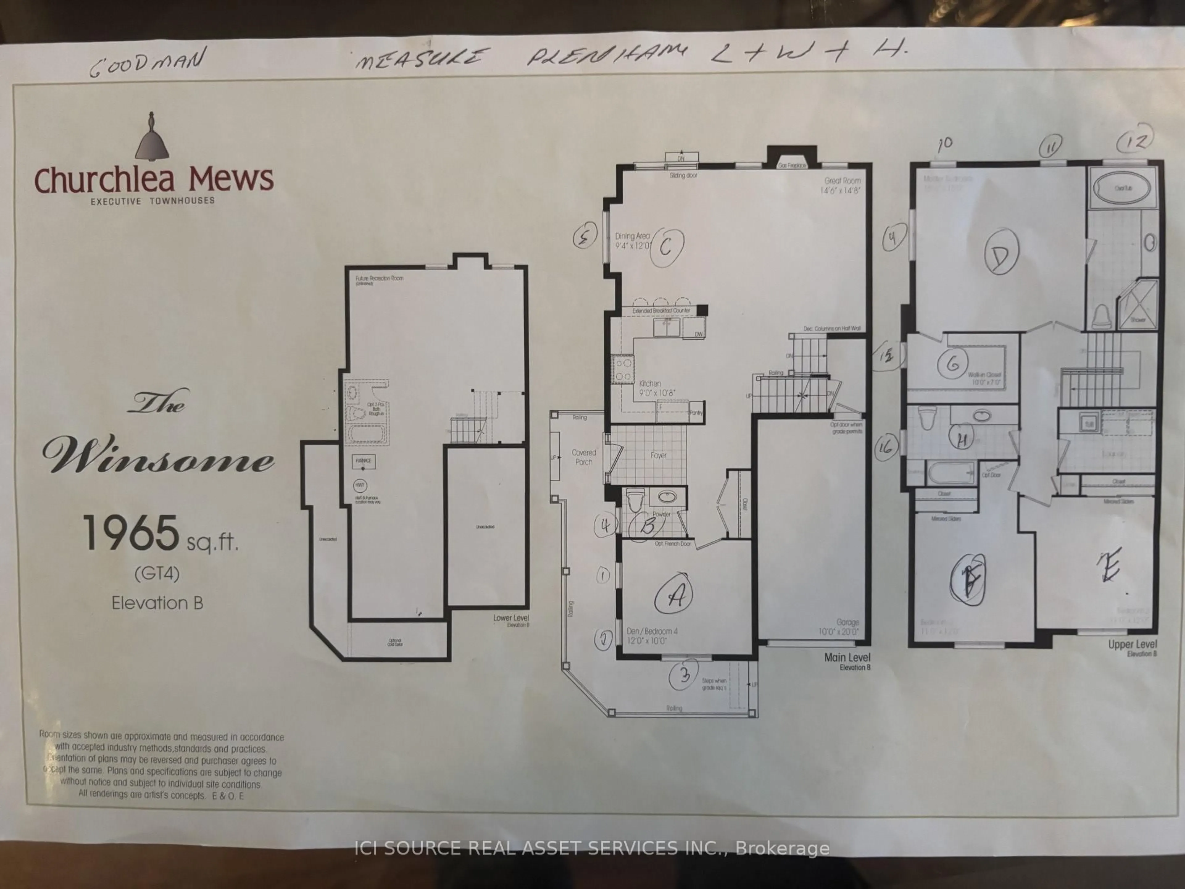 Floor plan for 320 East St, Orillia Ontario L3V 8K9