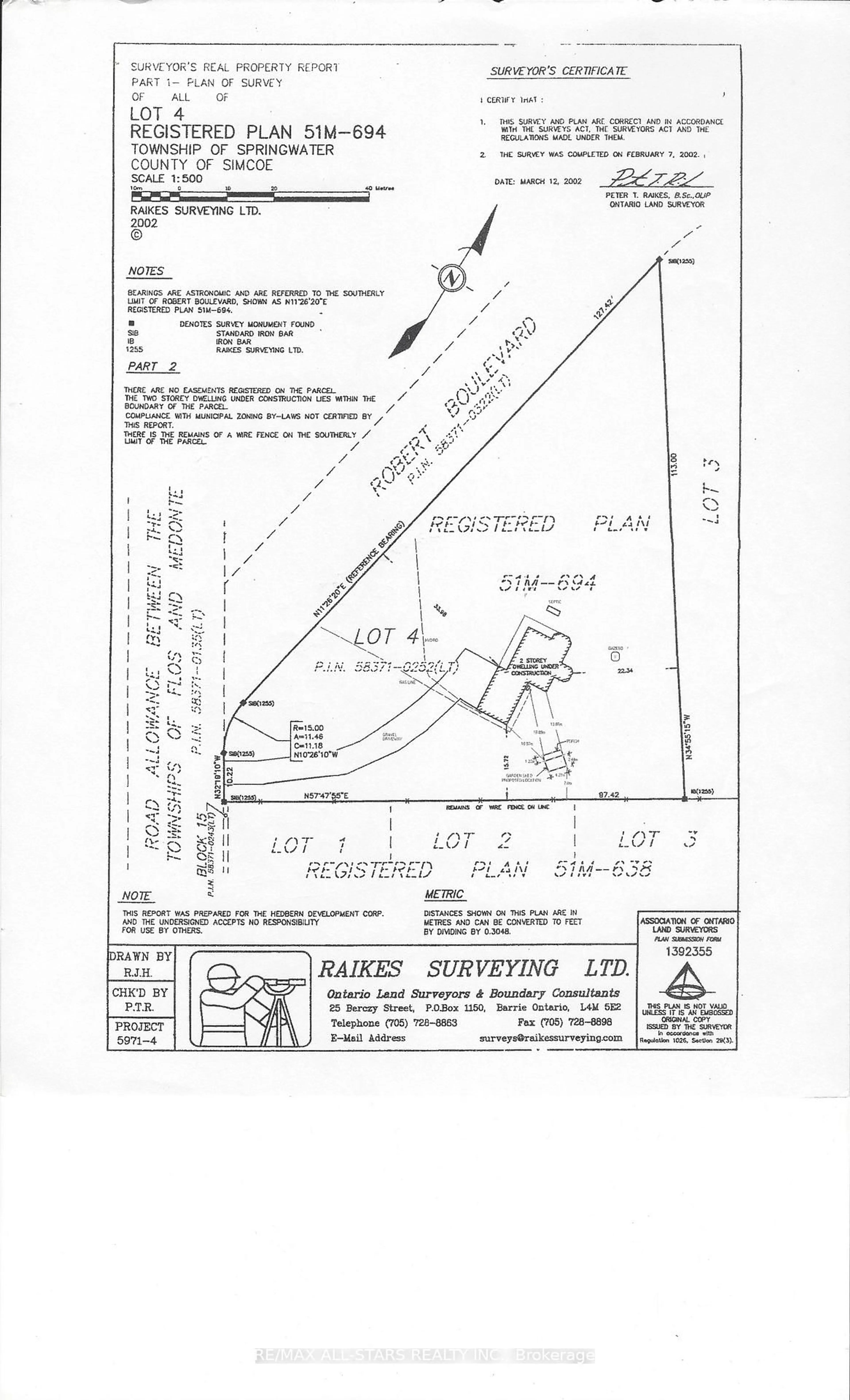 Floor plan for 29 Robert Blvd, Springwater Ontario L0L 1V0