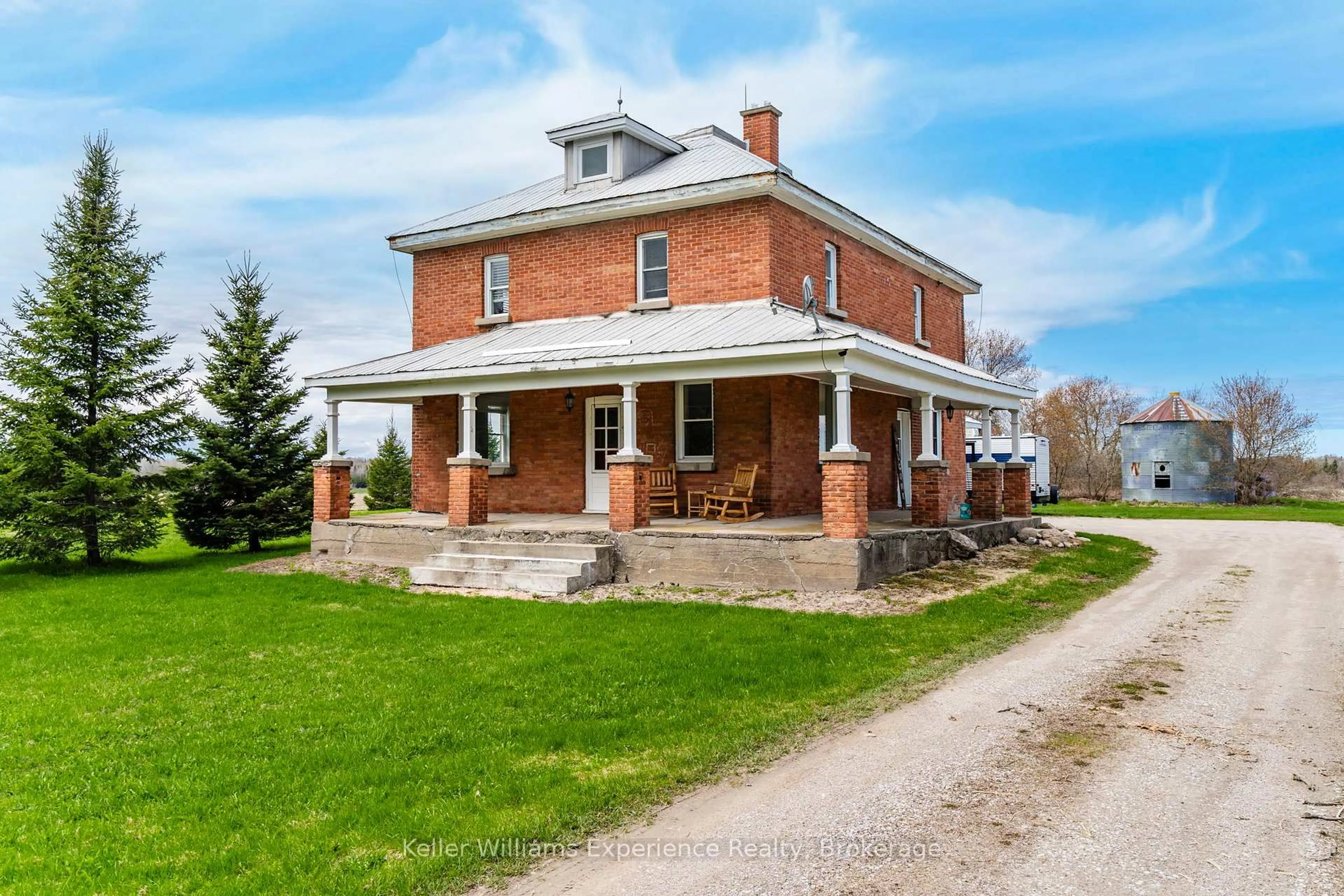 Home with brick exterior material, building for 2936 Flos 6 Rd, Springwater Ontario L0L 1P0
