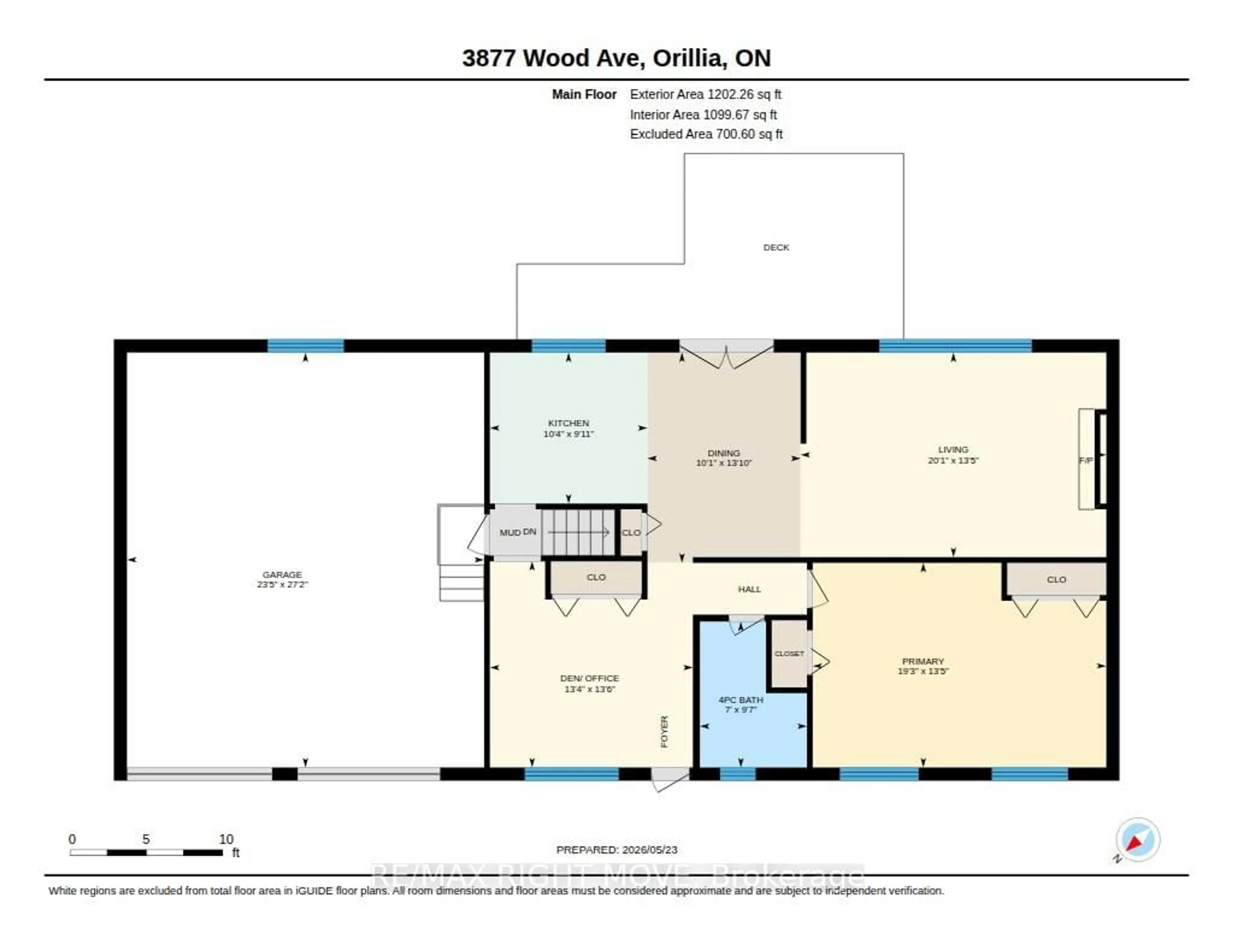 Floor plan for 3877 Wood Ave, Severn Ontario L3V 0T9