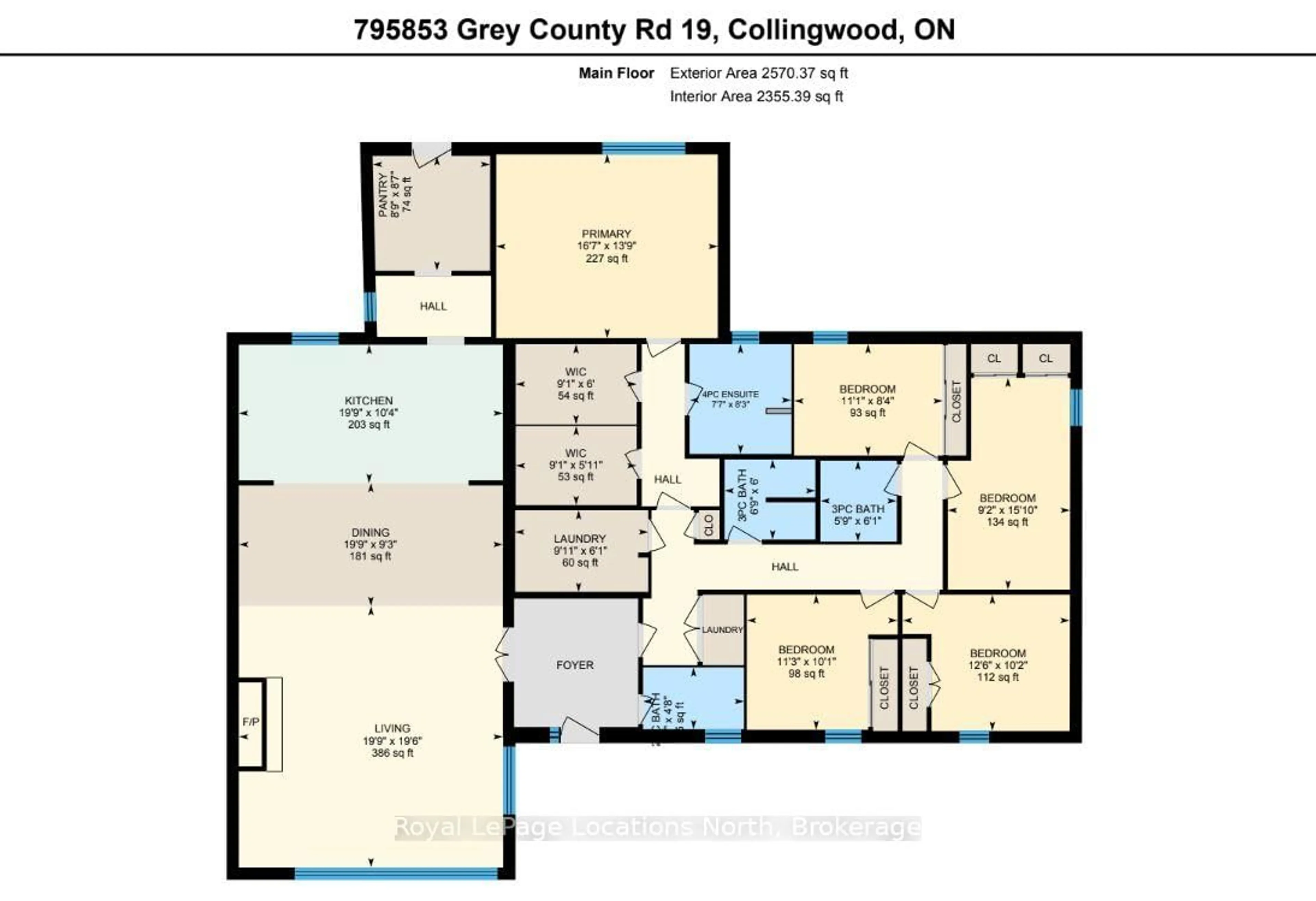 Floor plan for 795853 Grey 19 Rd, Collingwood Ontario L9Y 3Y9