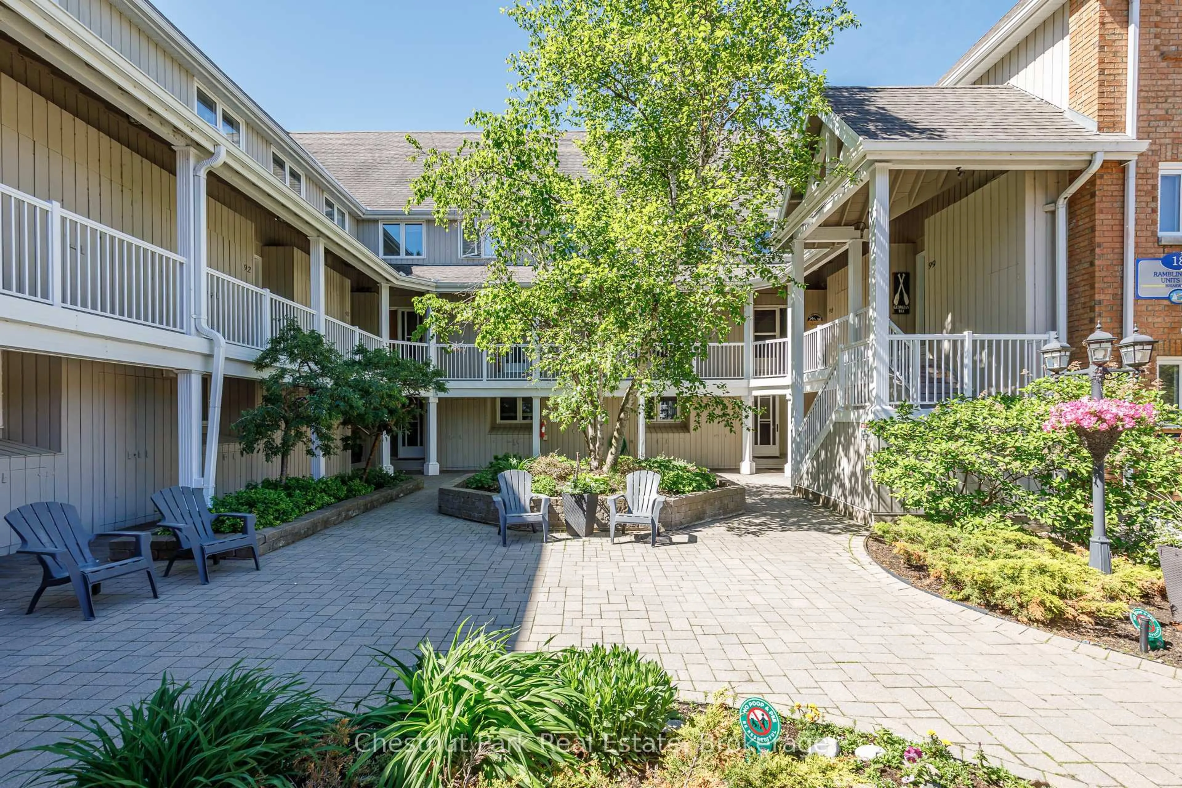 Patio, water/lake/river/ocean view for 18 Ramblings Way #89, Collingwood Ontario L9Y 5S4