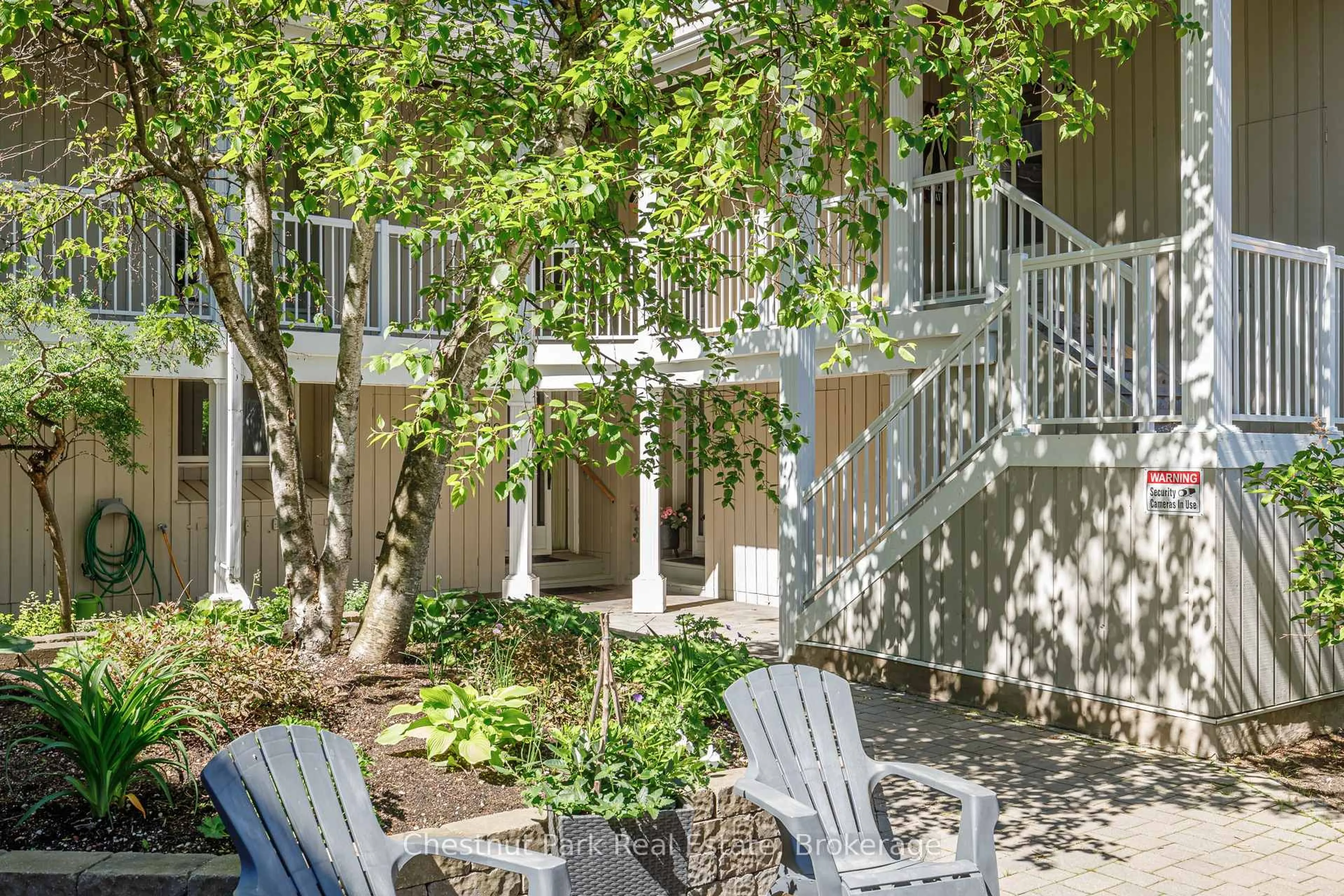Patio, street for 18 Ramblings Way #89, Collingwood Ontario L9Y 5S4