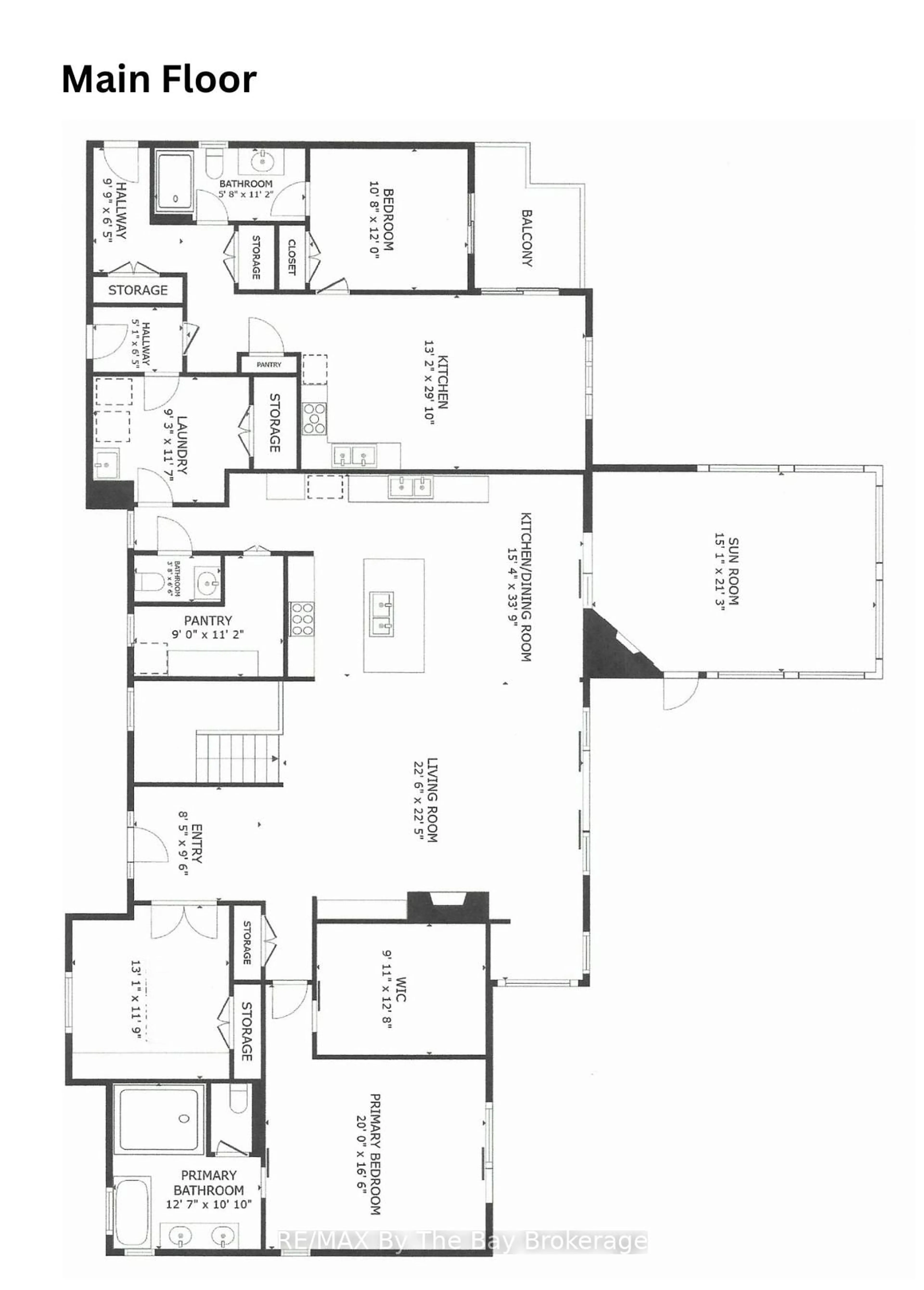 Floor plan for 95 Spruce St, Tiny Ontario L0L 1P1