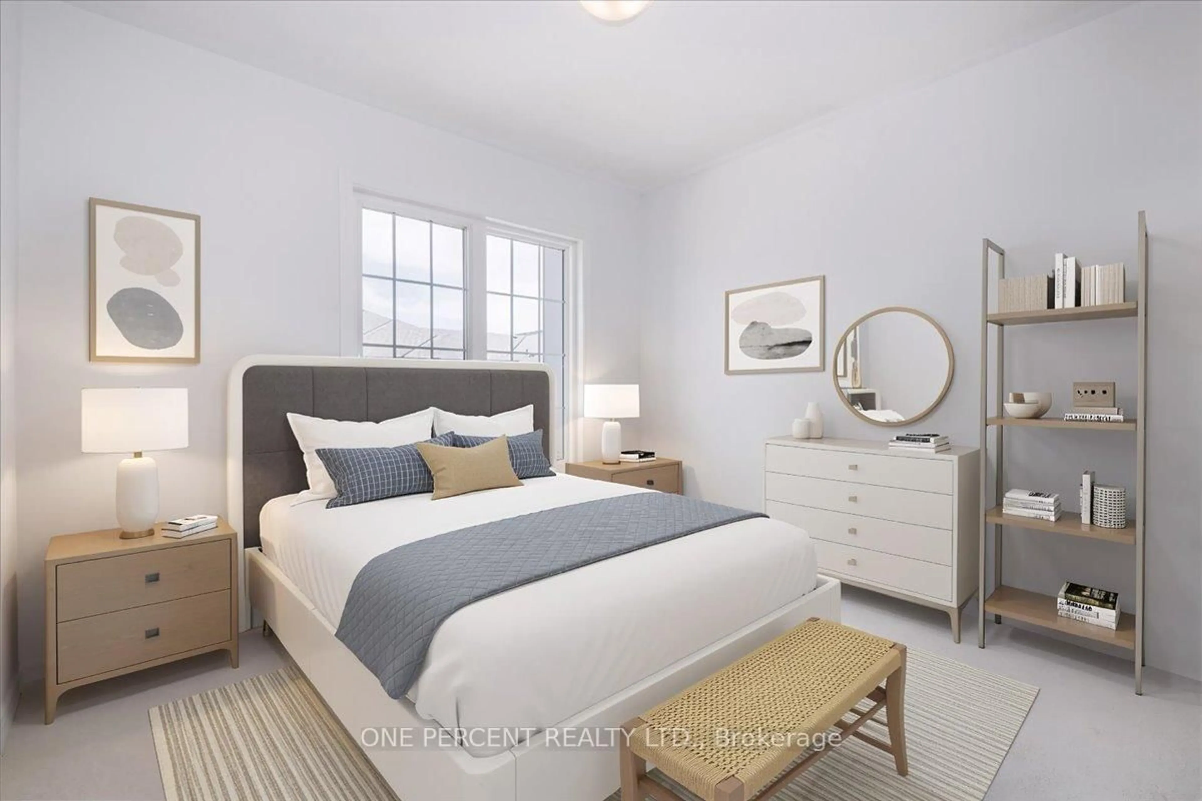 Bedroom with bed, unknown for 16 Pearen Lane, Barrie Ontario L9J 0Z7