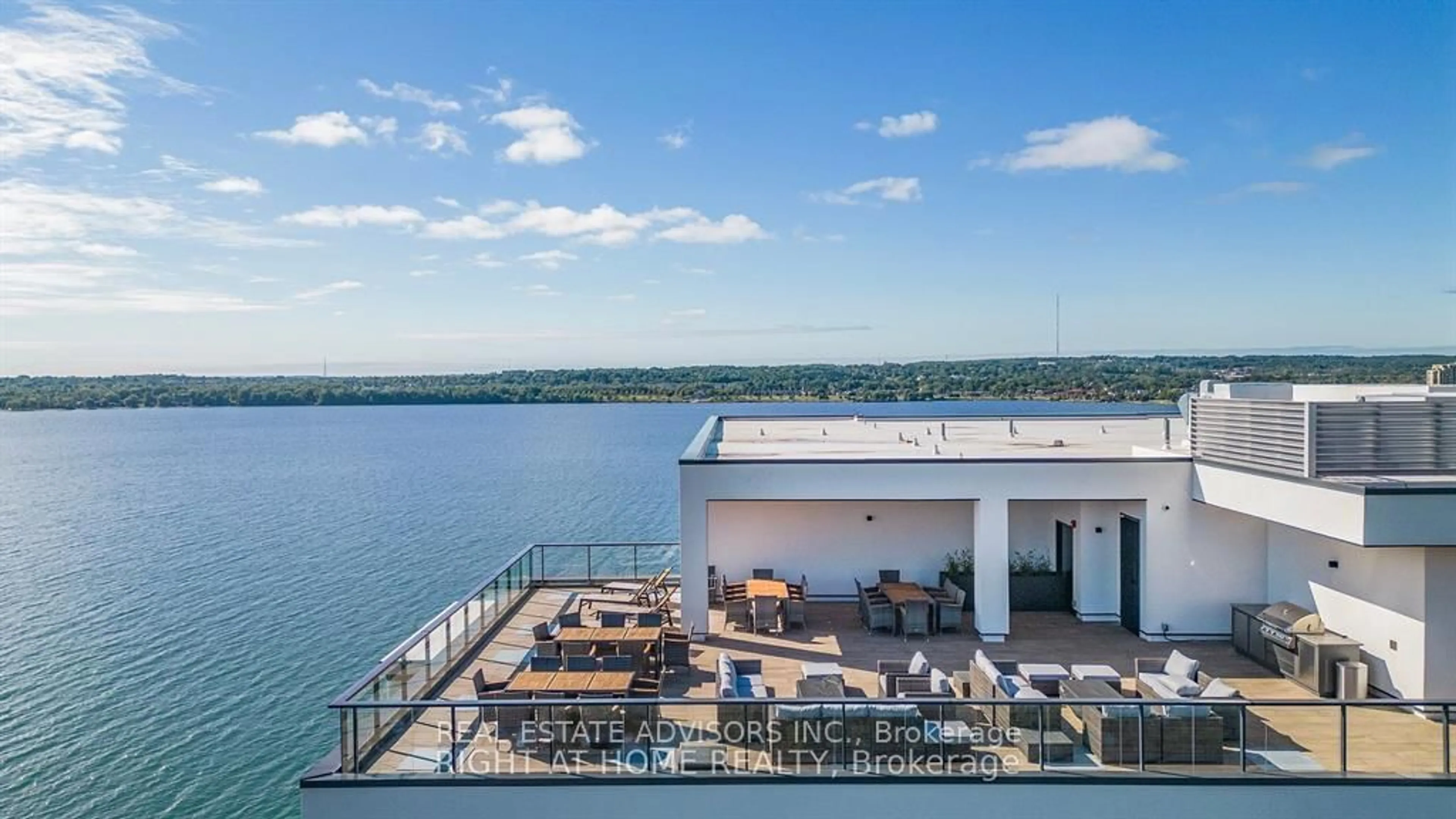 Patio, water/lake/river/ocean view for 185 Dunlop St #716, Barrie Ontario L4M 1B2