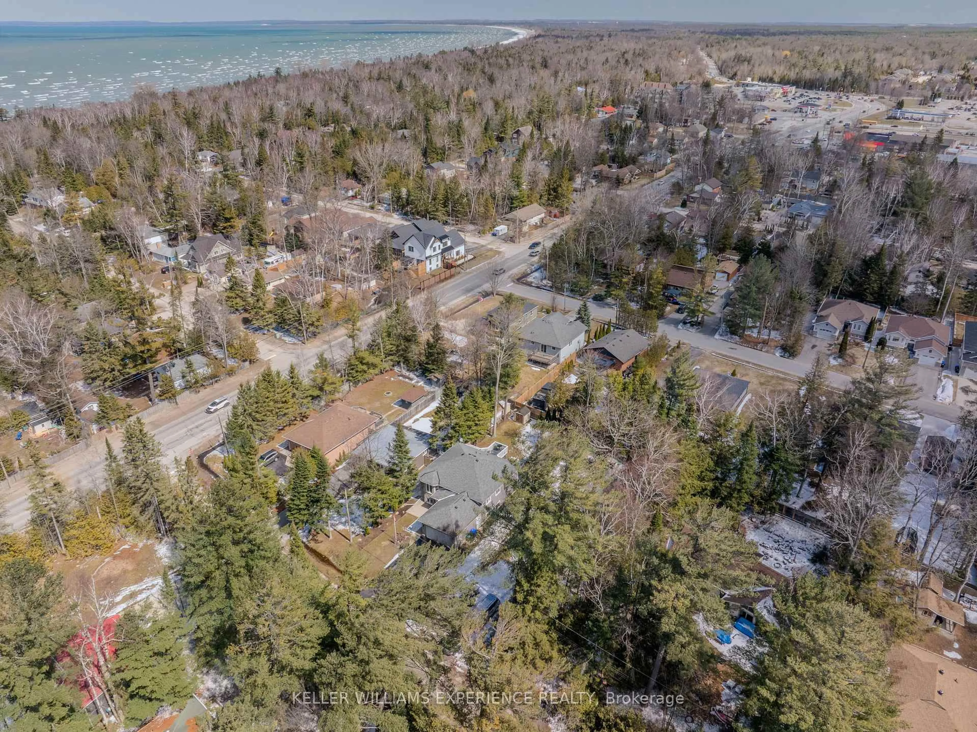 A pic from outside/outdoor area/front of a property/back of a property/a pic from drone, water/lake/river/ocean view for 7 50th St, Wasaga Beach Ontario L9Z 1X5