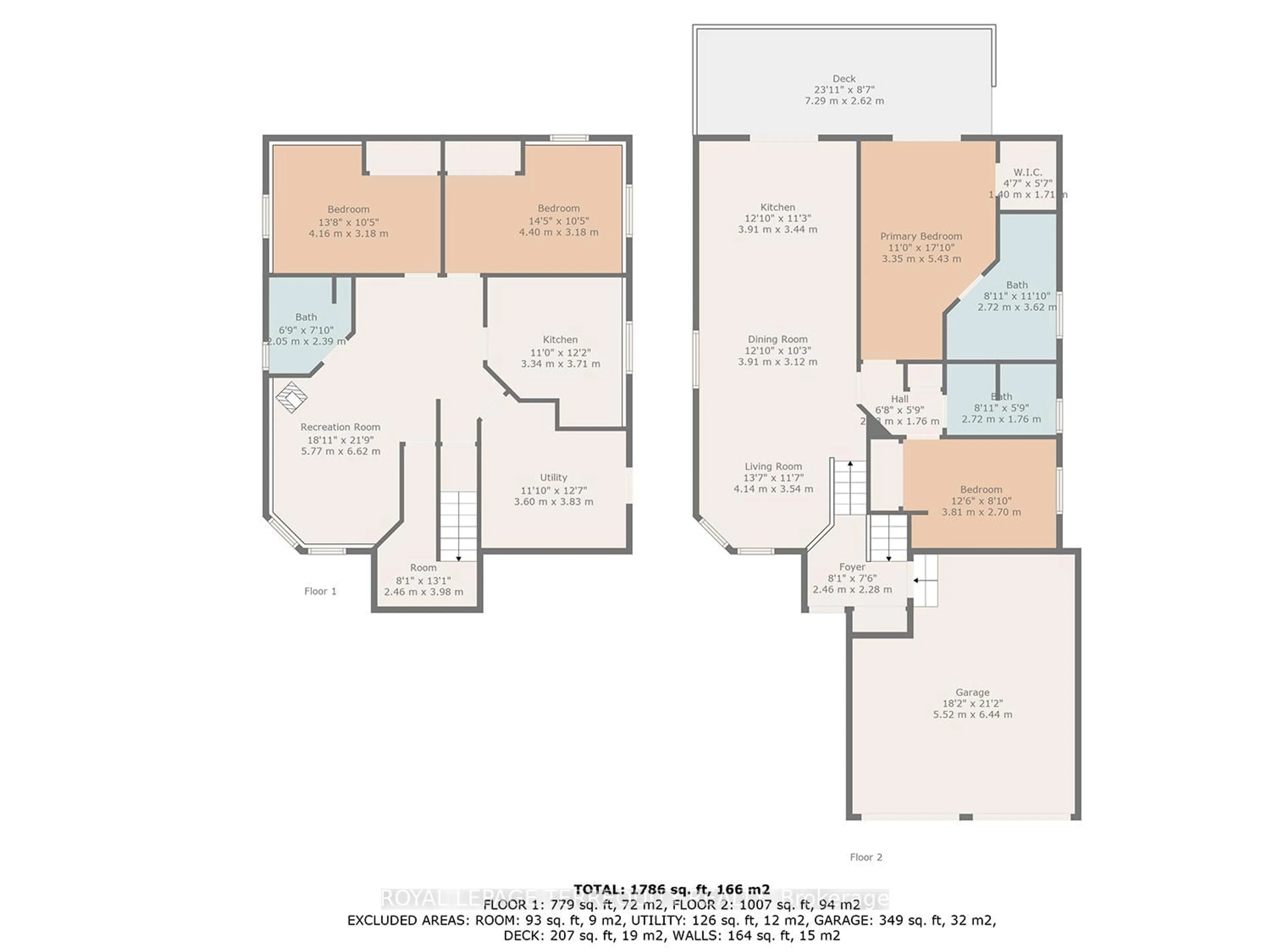 Floor plan for 14 Hewitt Pl, Barrie Ontario L4M 7B3