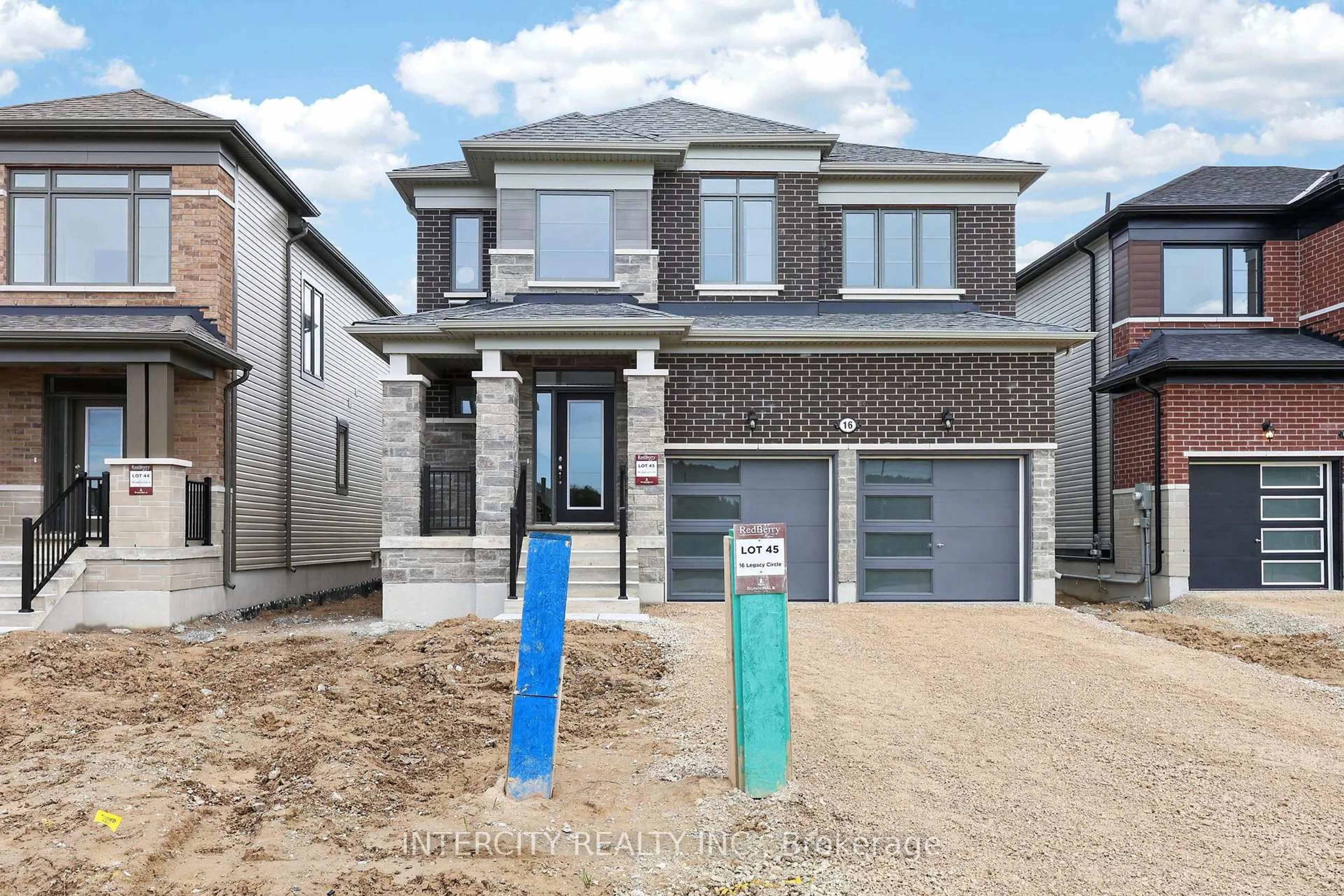 Home with brick exterior material, street for 16 Legacy Circ, Wasaga Beach Ontario L9Z 0L8