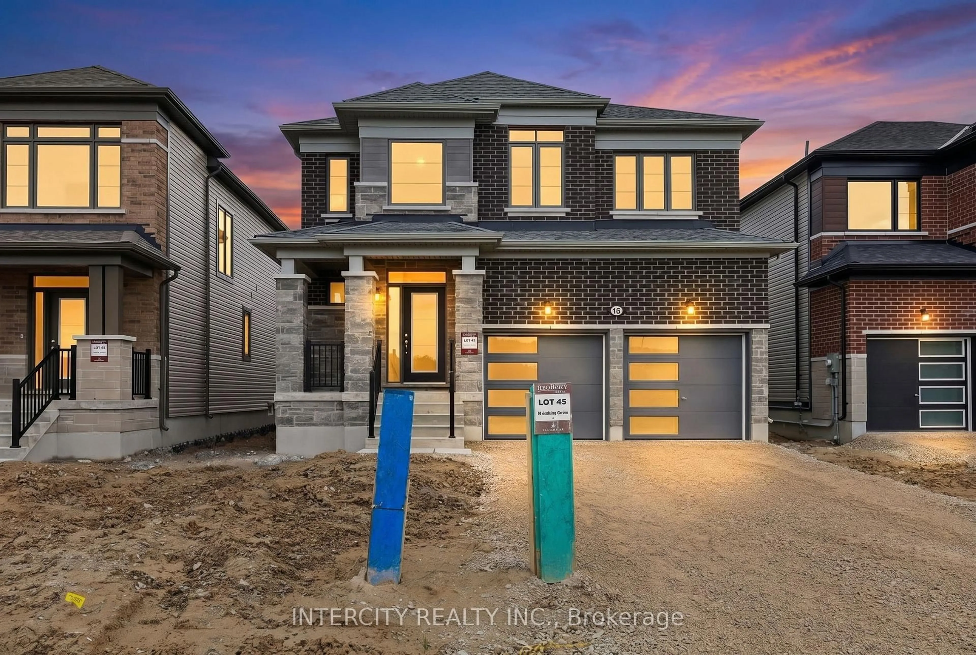 Home with brick exterior material, street for 16 Legacy Circ, Wasaga Beach Ontario L9Z 0L8