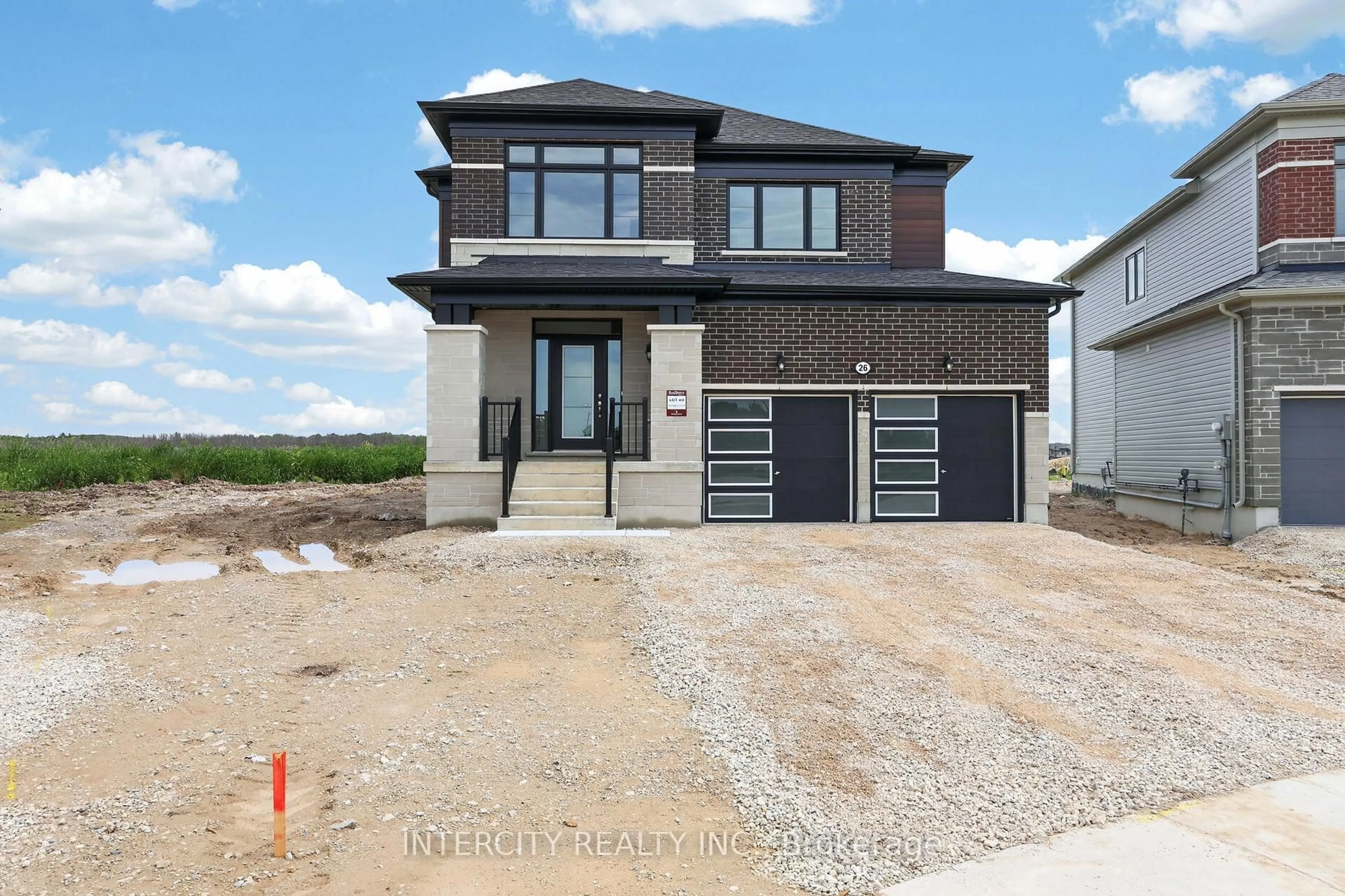 Home with brick exterior material, street for 26 Legacy Circ, Wasaga Beach Ontario L9Z 0L8