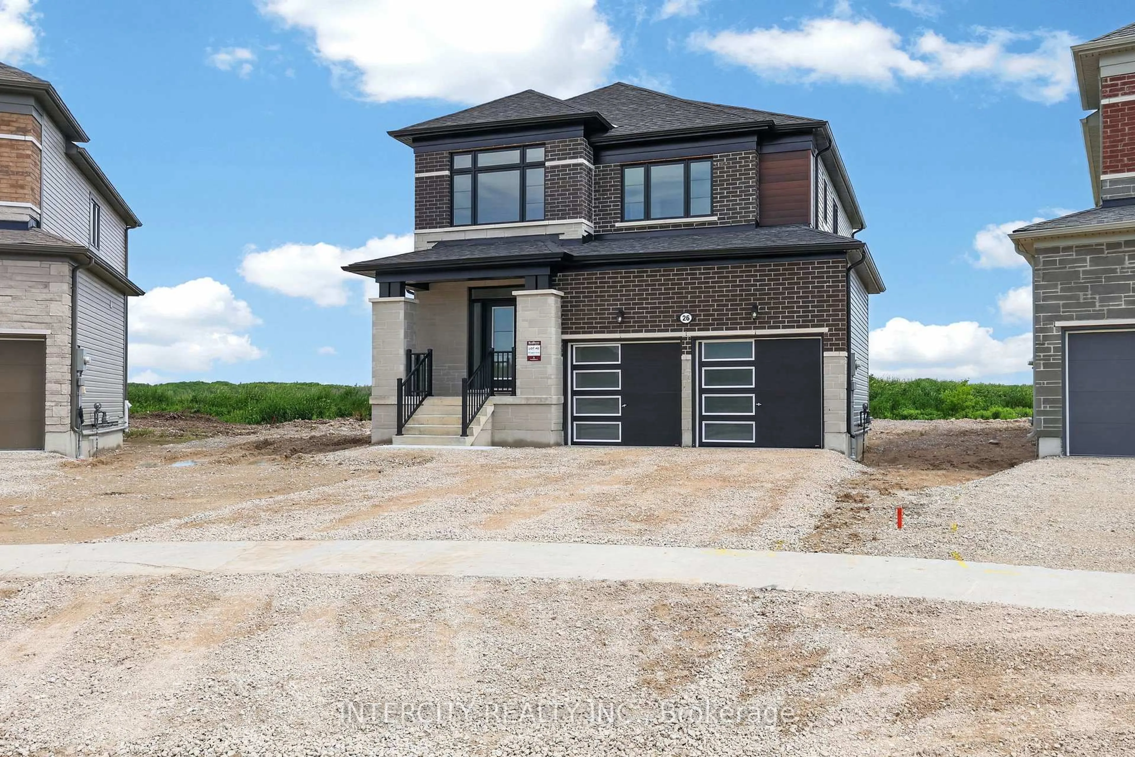 Home with brick exterior material, street for 26 Legacy Circ, Wasaga Beach Ontario L9Z 0L8