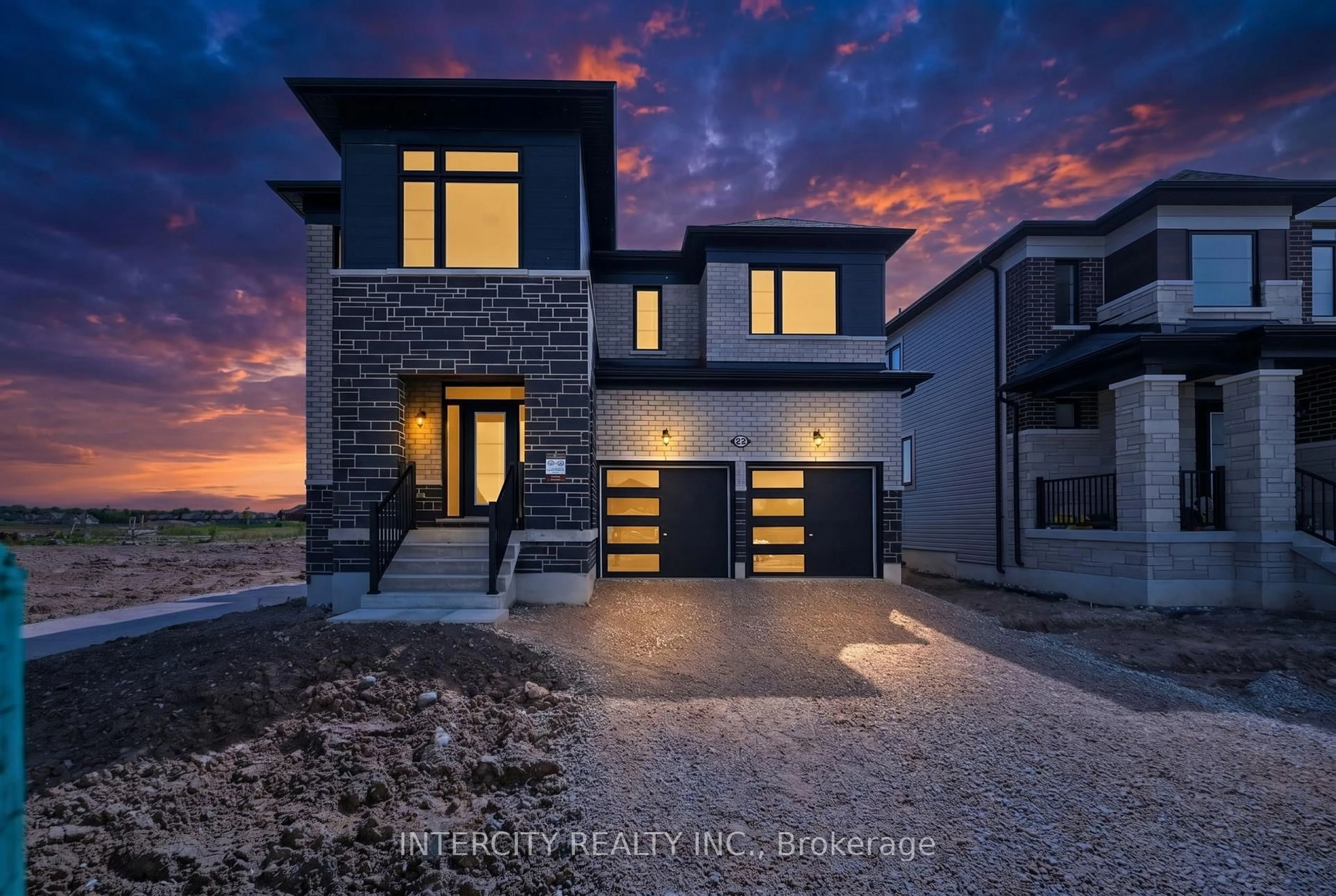 Home with brick exterior material, street for 22 Legacy Circ, Wasaga Beach Ontario L9Z 0L8