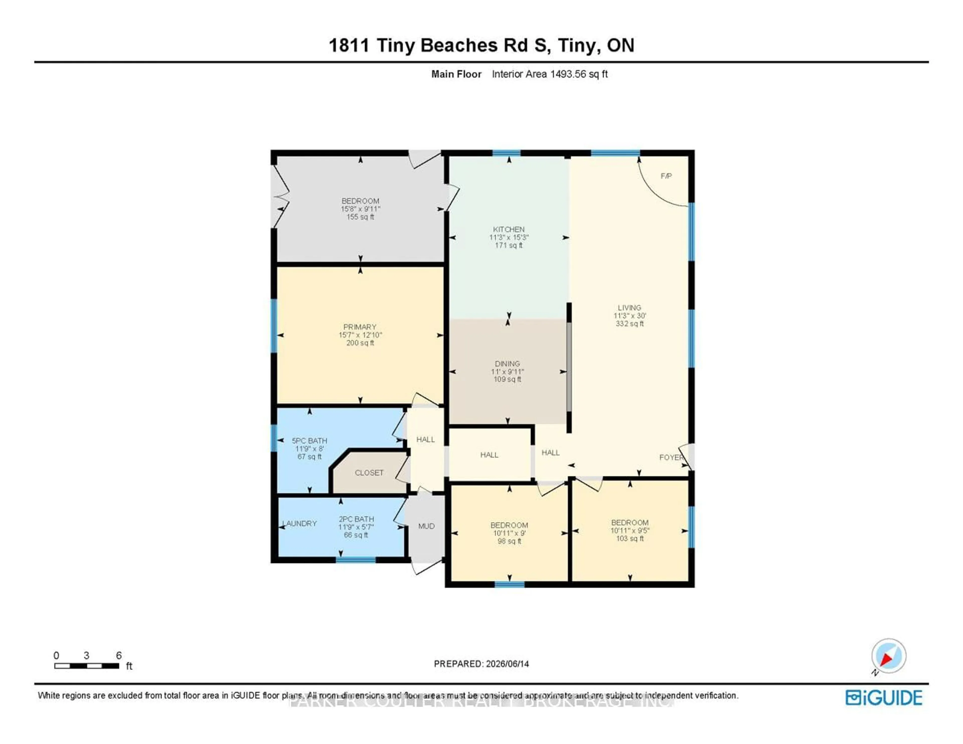 Floor plan for 1811 Tiny Beaches Rd, Tiny Ontario L0L 1P1