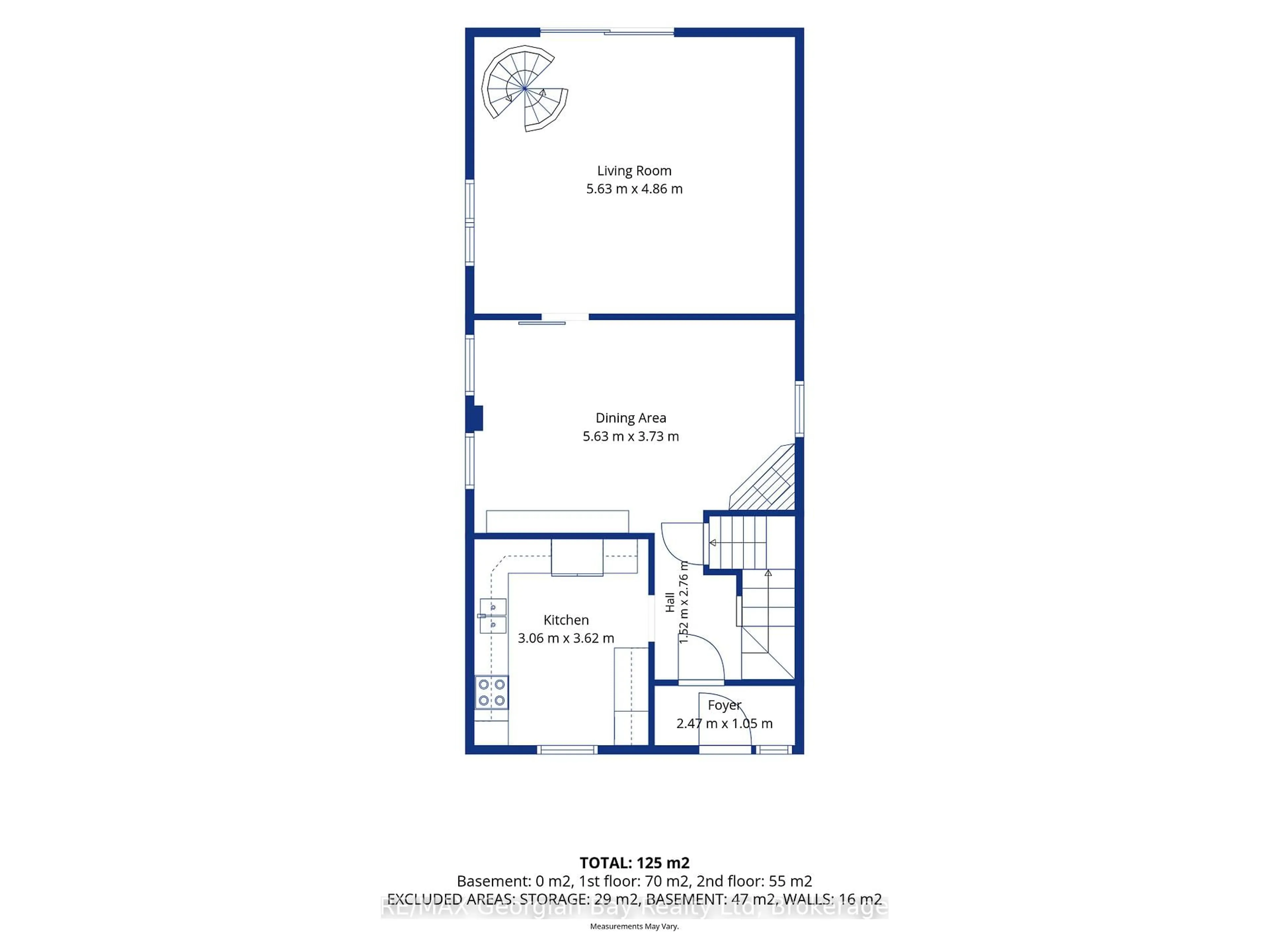 Floor plan for 241 Donalda St, Midland Ontario L4R 2N4