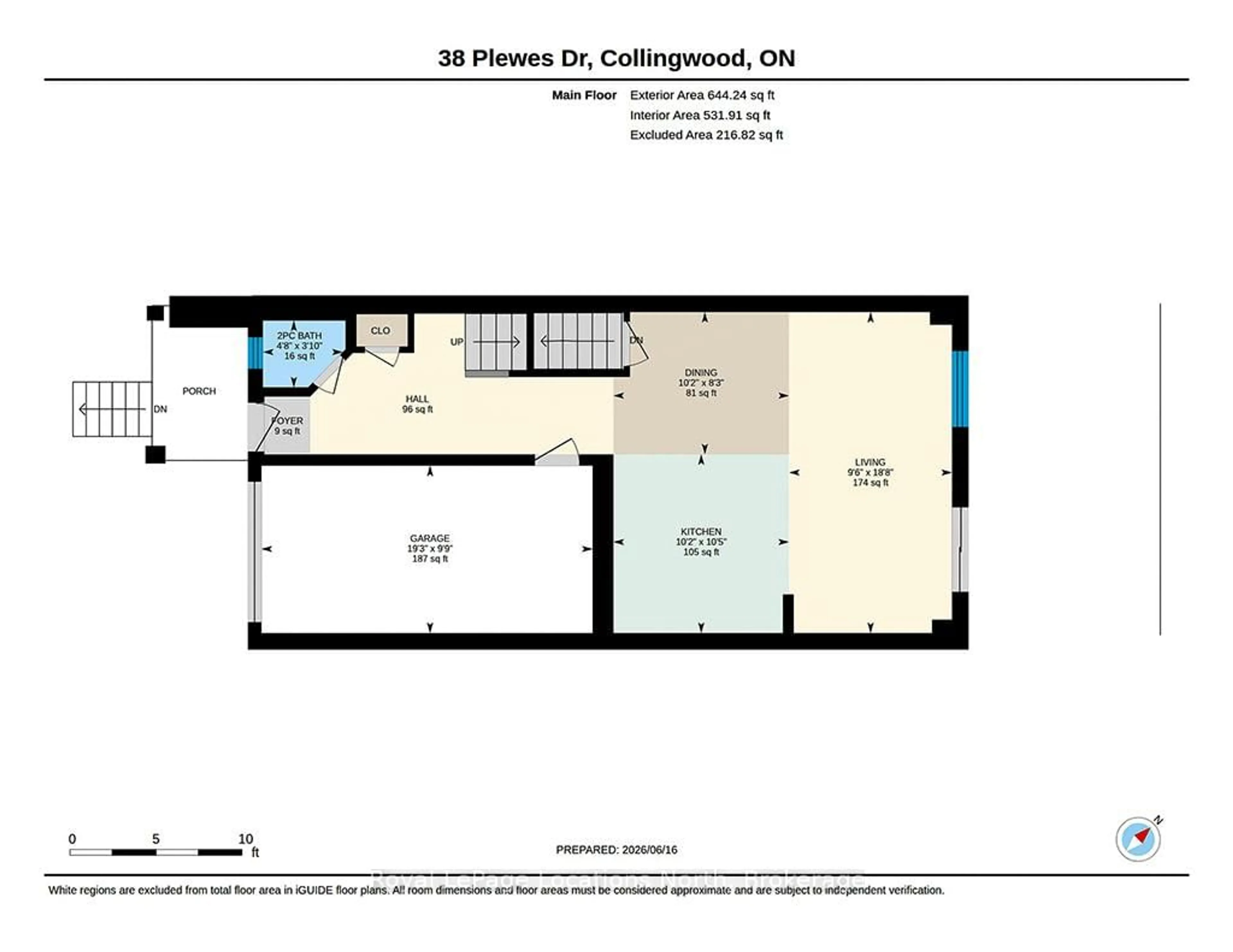 Floor plan for 38 Plewes Dr, Collingwood Ontario L9Y 3B7
