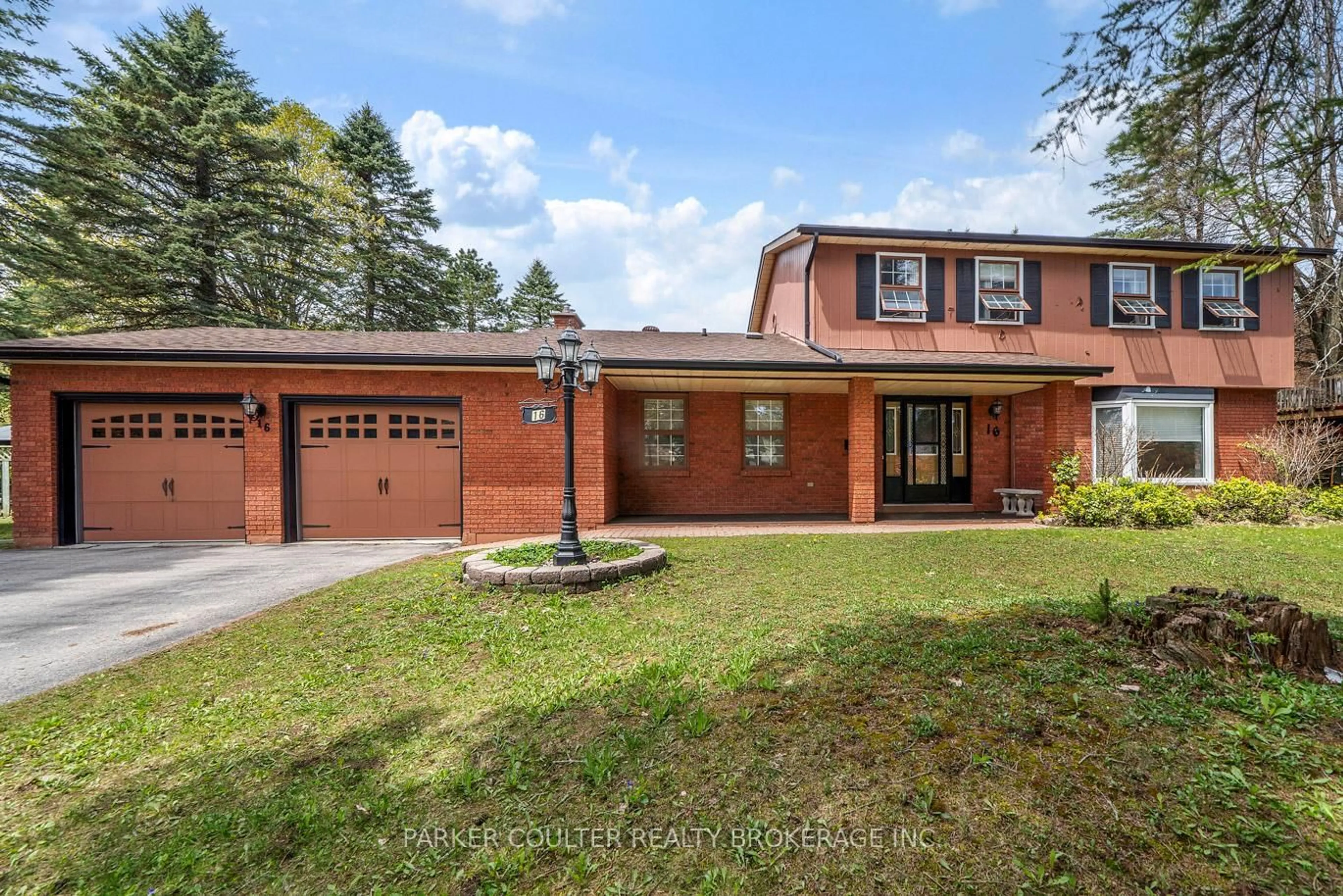 Home with brick exterior material, street for 16 Cardinal Cres, Springwater Ontario L9X 0R1