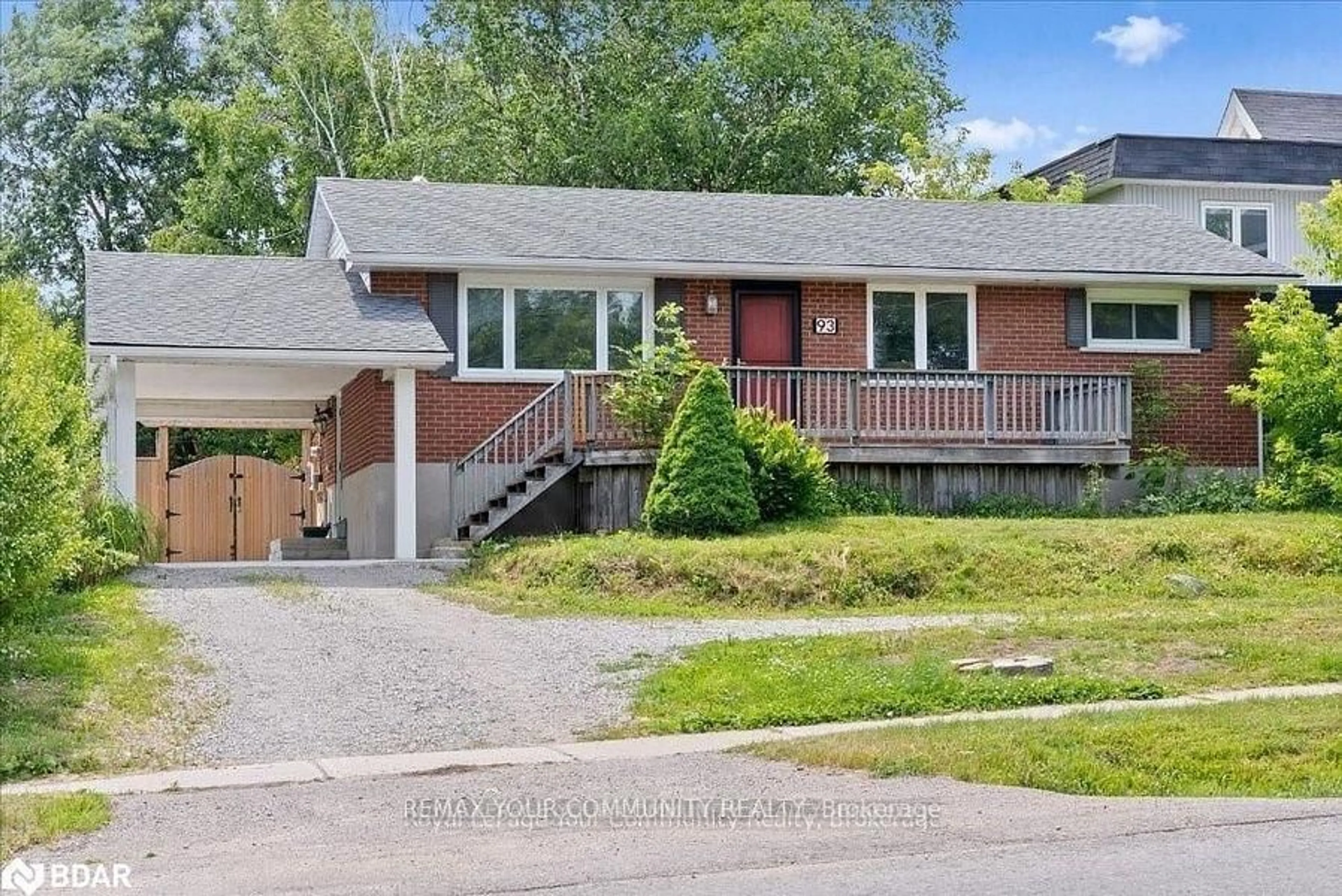 Home with brick exterior material, street for 93 Westmount Dr, Orillia Ontario L3V 6E2