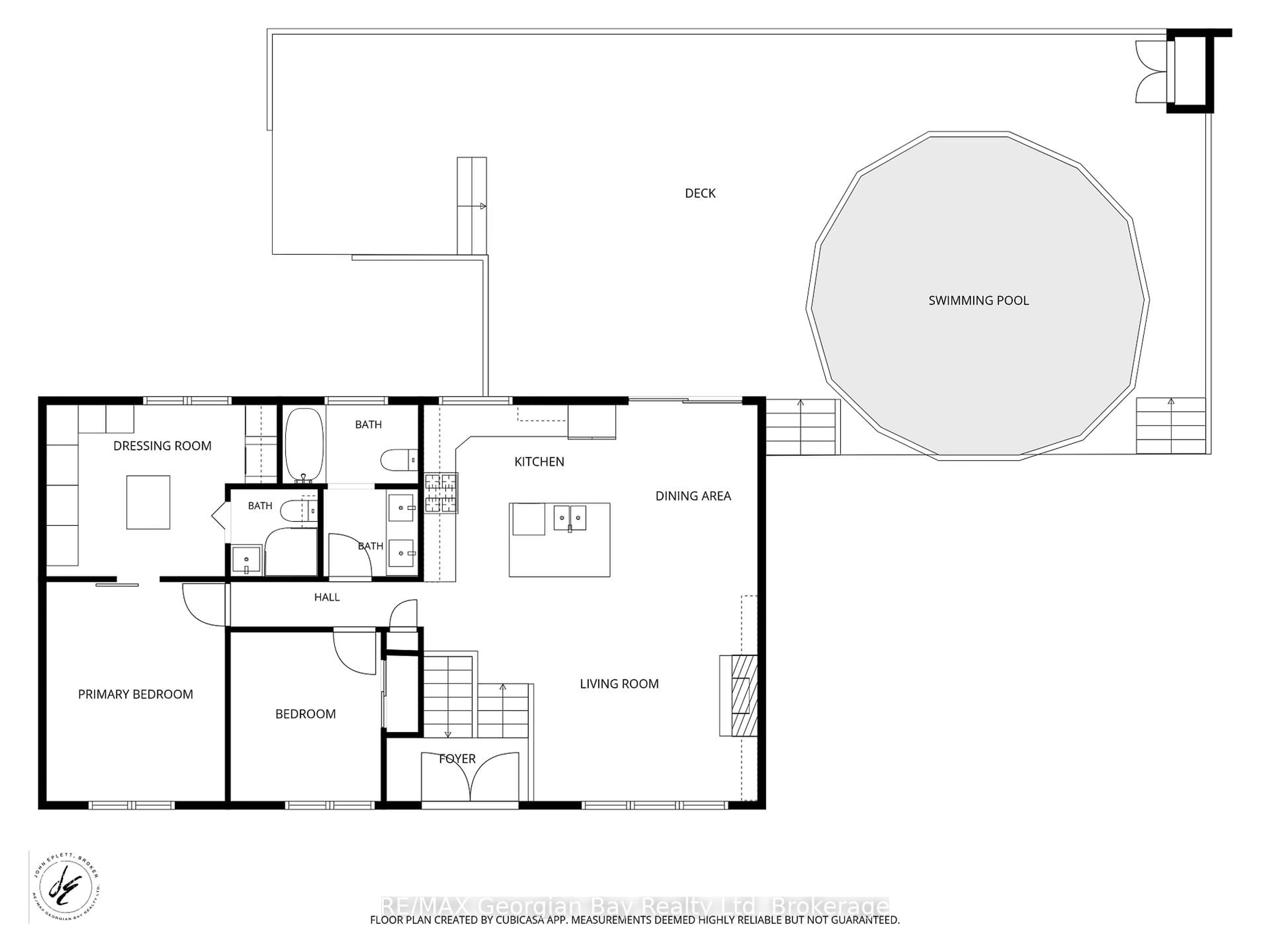 Floor plan for 460 Athabaska St, Tay Ontario L0K 1R0