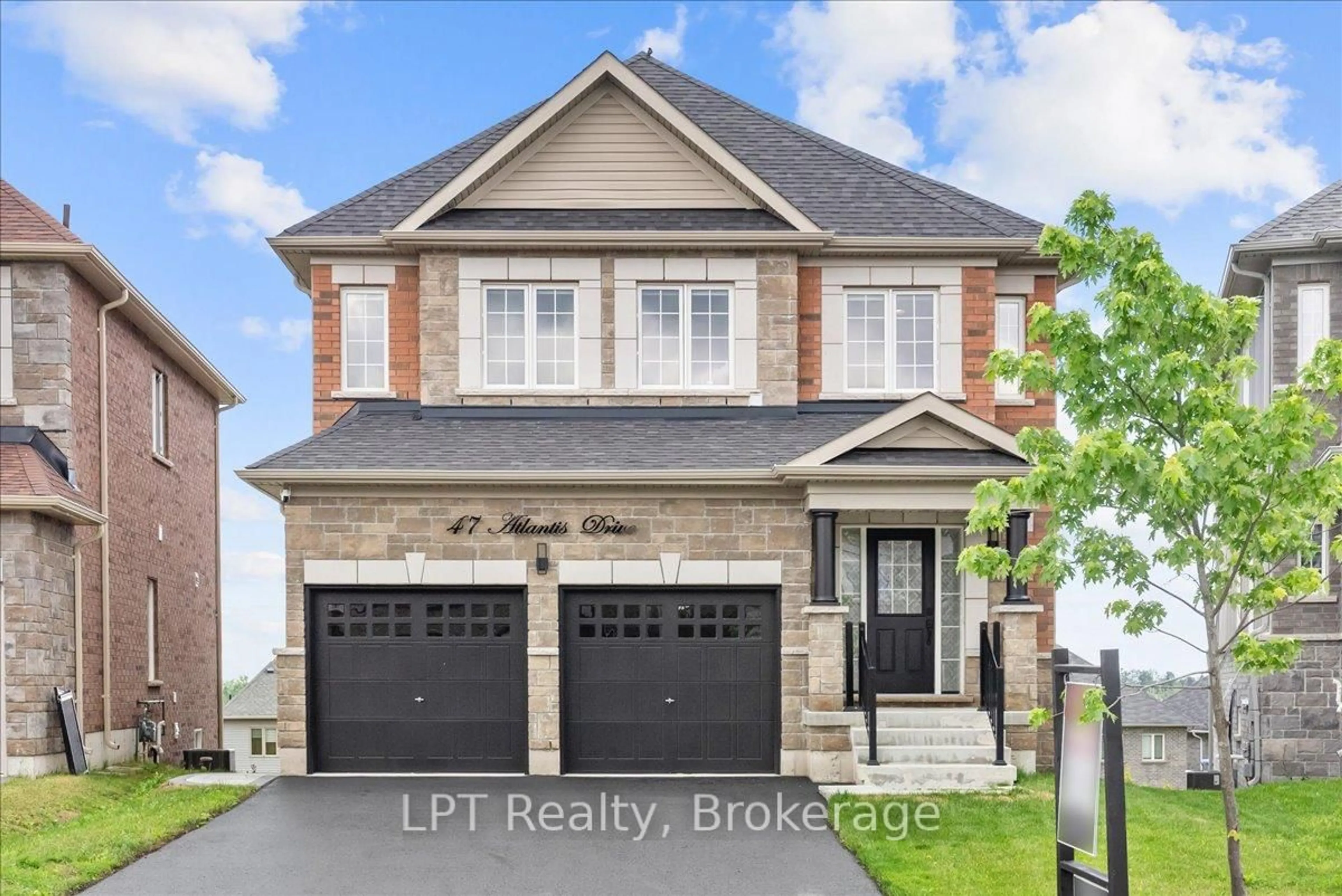 Home with brick exterior material, street for 47 Atlantis Dr, Orillia Ontario L3V 8L4
