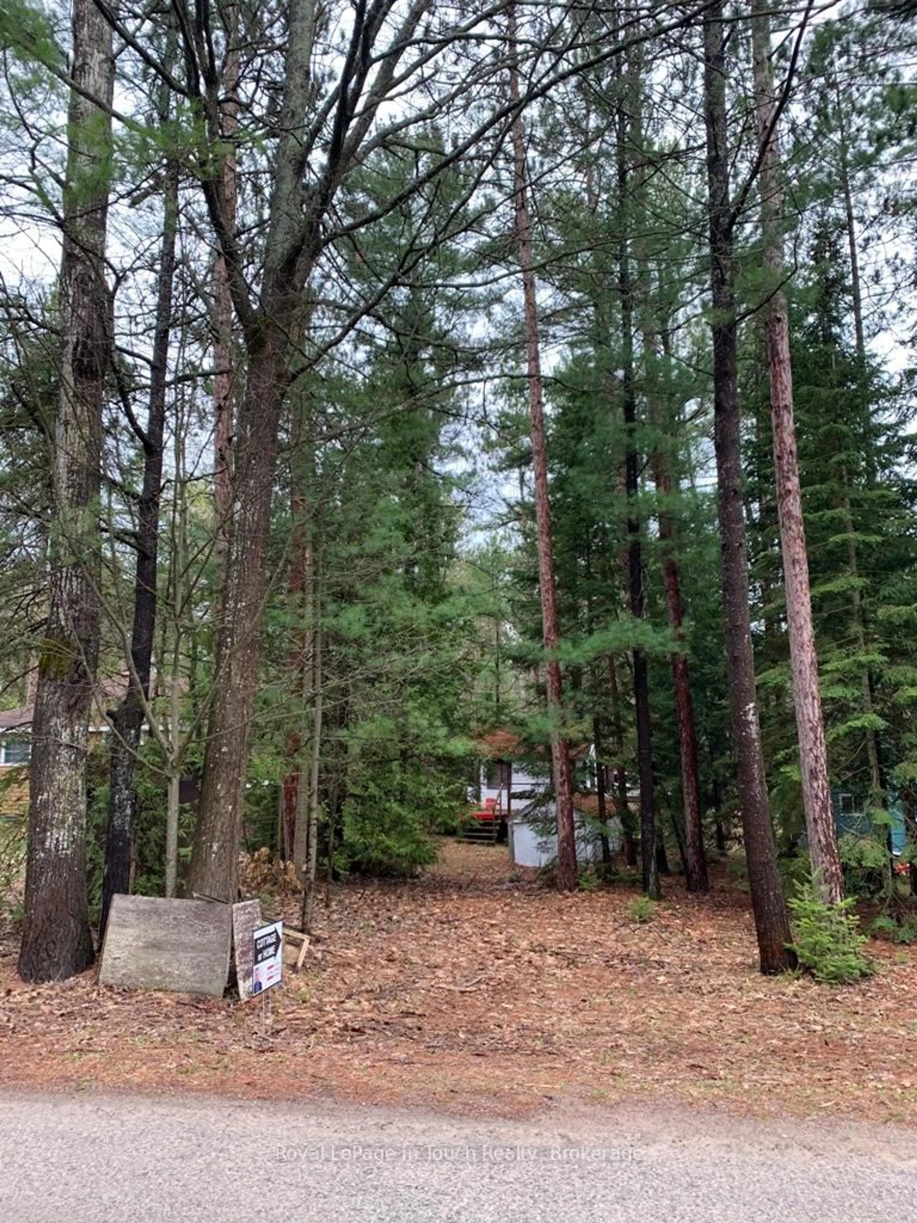 A pic from outside/outdoor area/front of a property/back of a property/a pic from drone, forest/trees view for 327 Tiny Beaches Rd, Tiny Ontario L9M 1R3