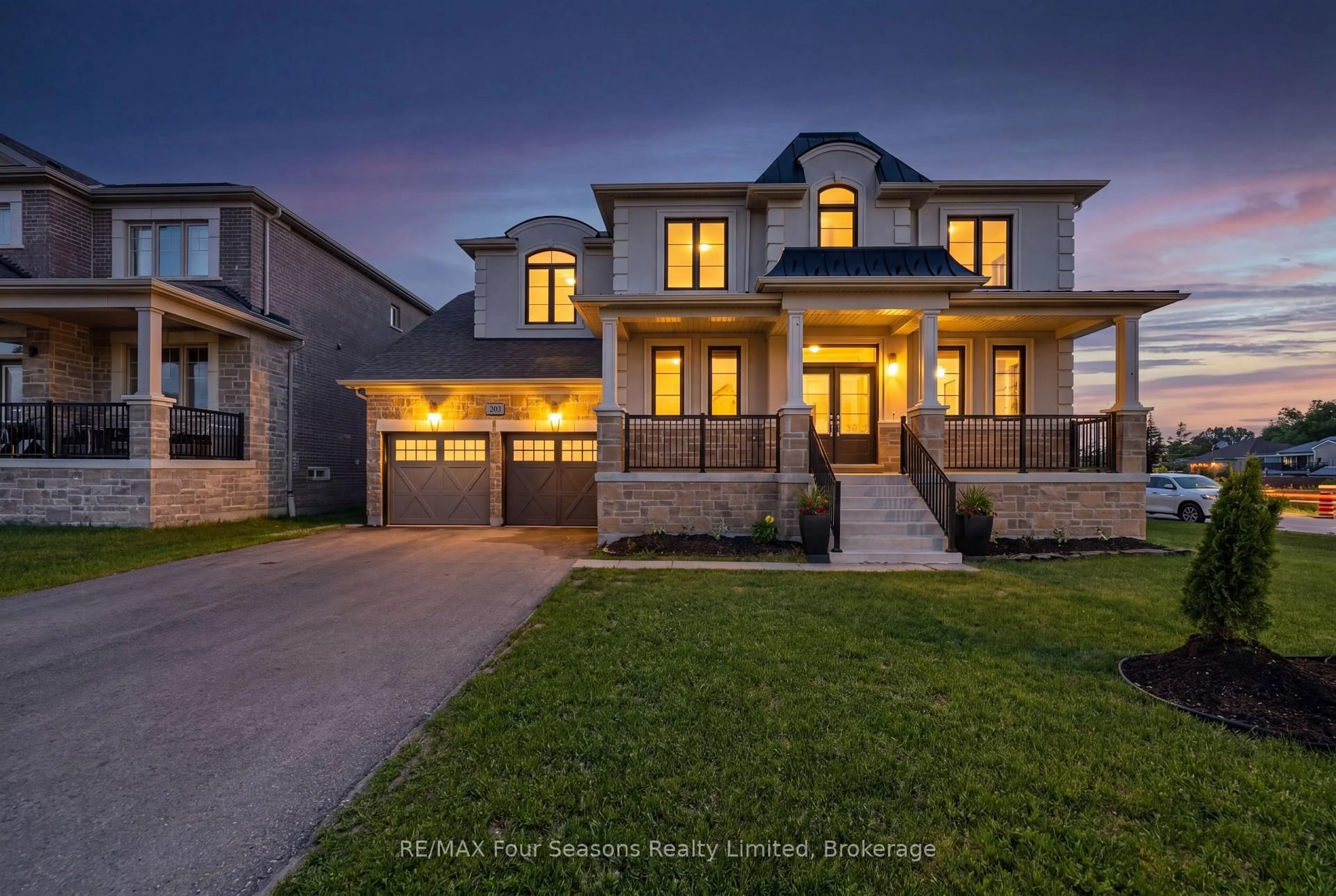 Home with brick exterior material, street for 203 Coates Dr, Clearview Ontario L0M 1S0