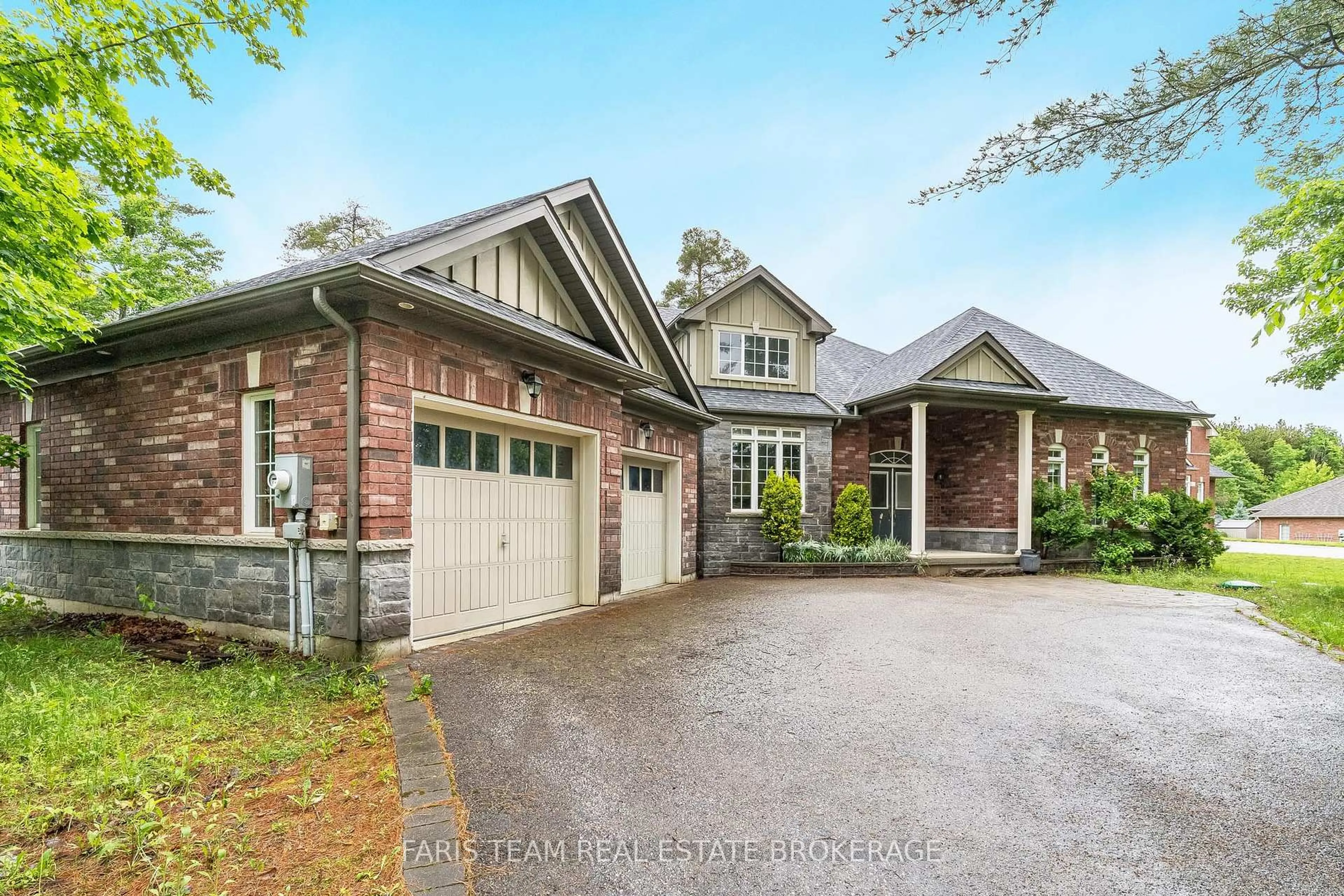 Home with brick exterior material, street for 4 Diamond Valley Dr, Oro-Medonte Ontario L0L 2E0