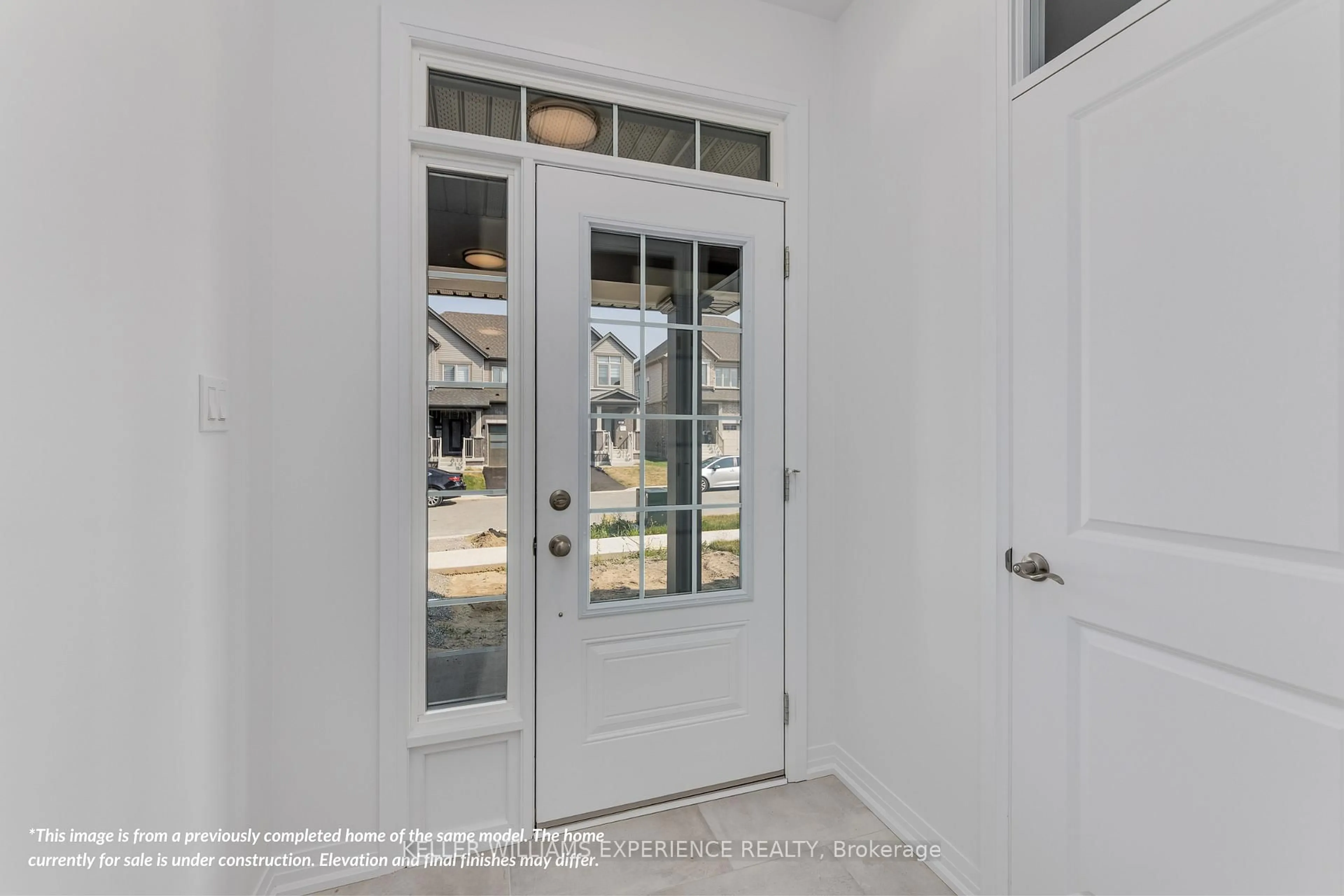 Indoor entryway for 38 Sagewood Ave, Barrie Ontario L9J 0K3
