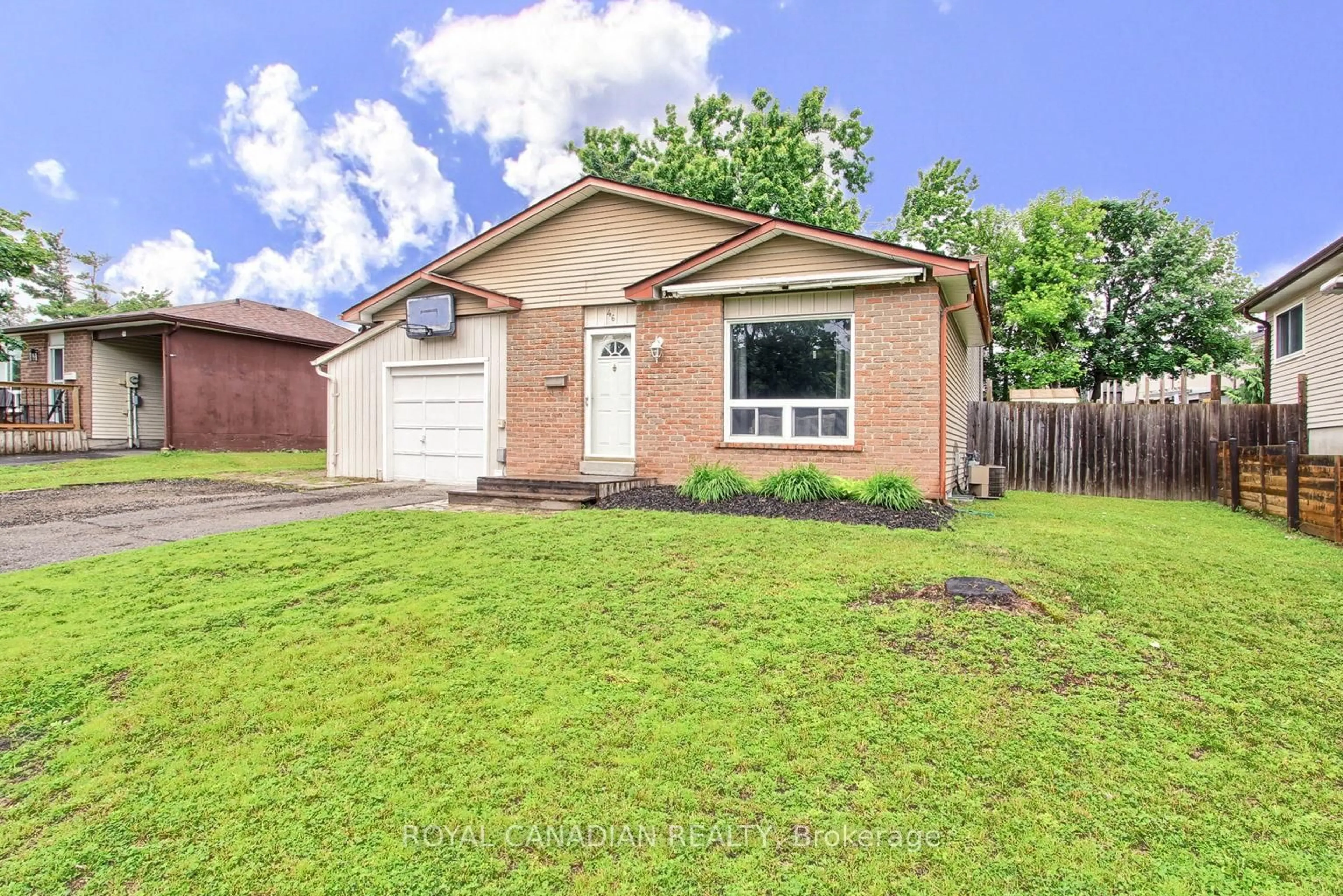Home with brick exterior material, street for 46 Austen Lane, Barrie Ontario L4N 5C7