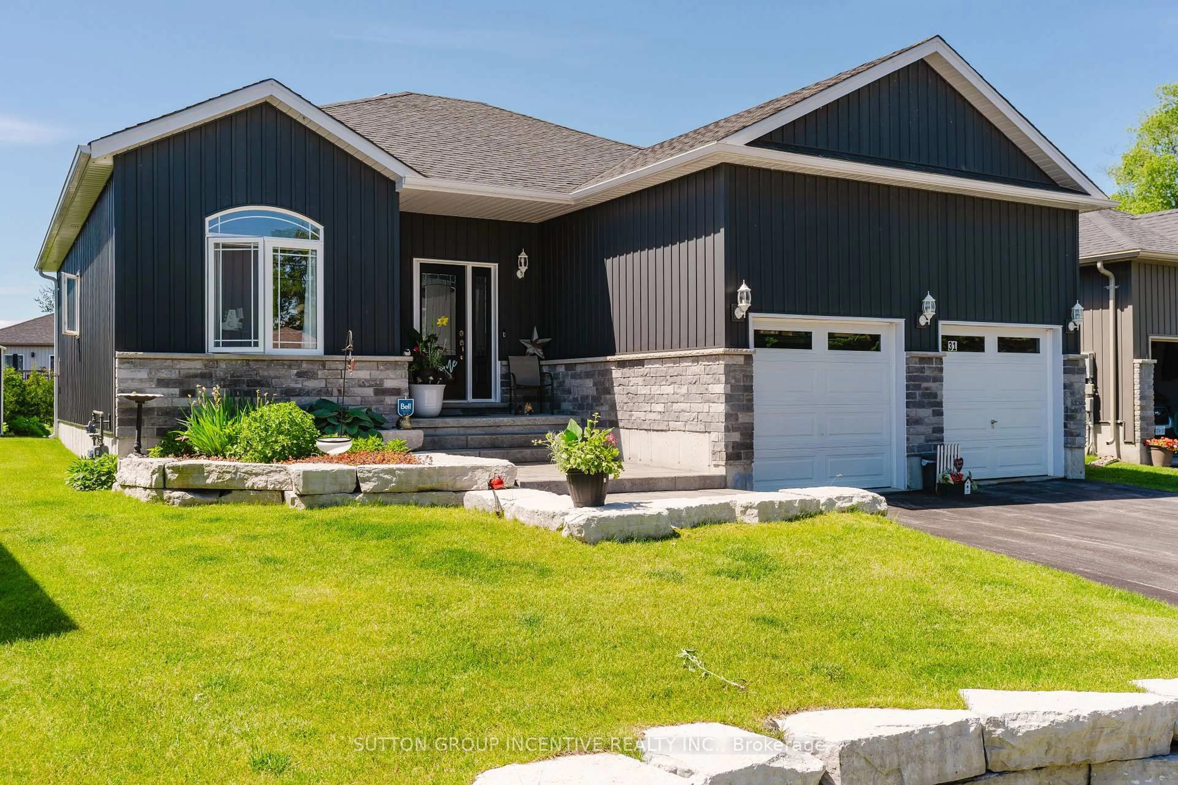 Home with brick exterior material, street for 31 Bourgeois Beach Rd, Tay Ontario L0K 2A0