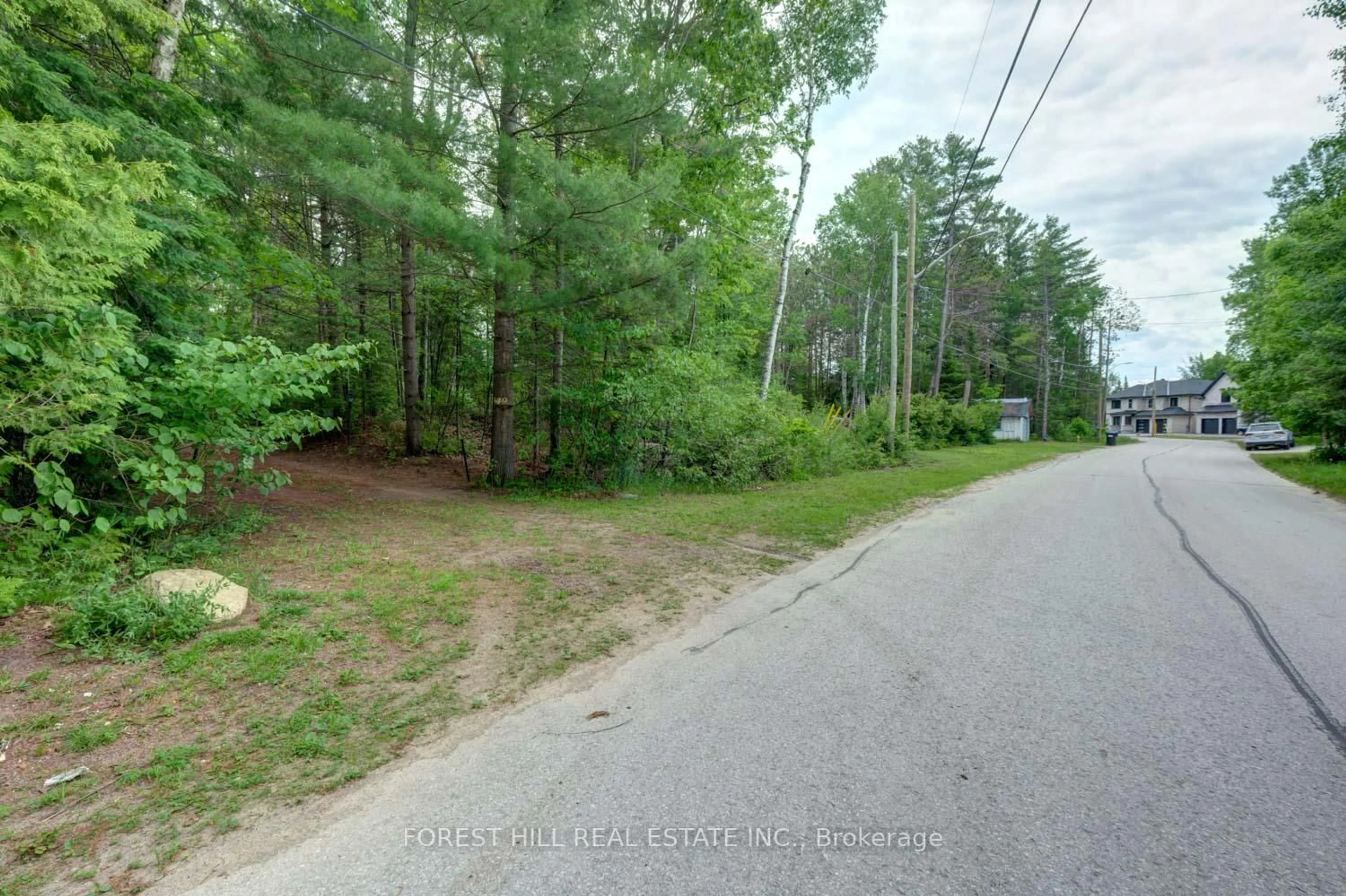 A pic from outside/outdoor area/front of a property/back of a property/a pic from drone, forest/trees view for 49 Leslie St, Wasaga Beach Ontario L9Z 2R3