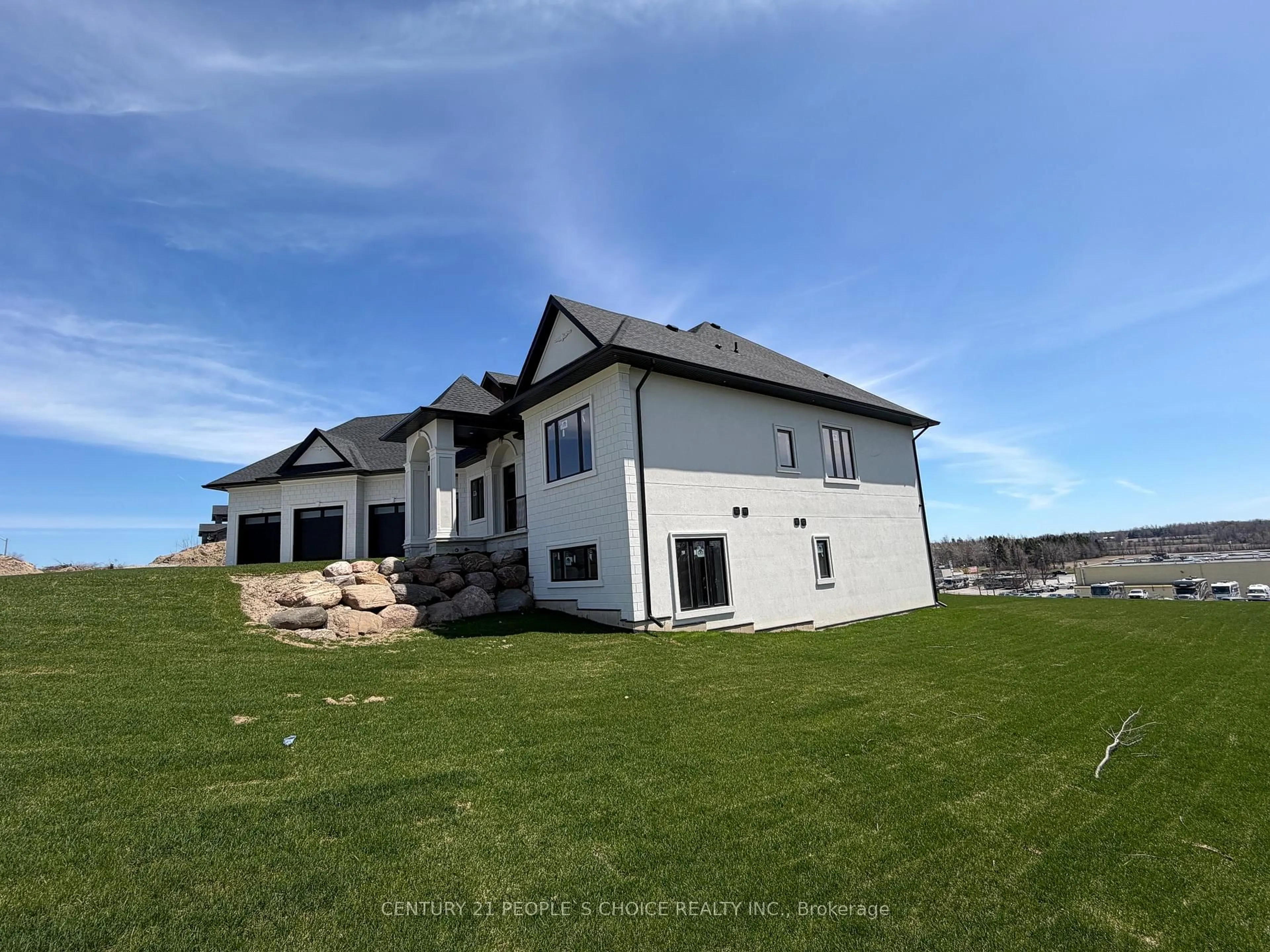A pic from outside/outdoor area/front of a property/back of a property/a pic from drone, water/lake/river/ocean view for 11 Caldwell Dr, Oro-Medonte Ontario L0L 2L0