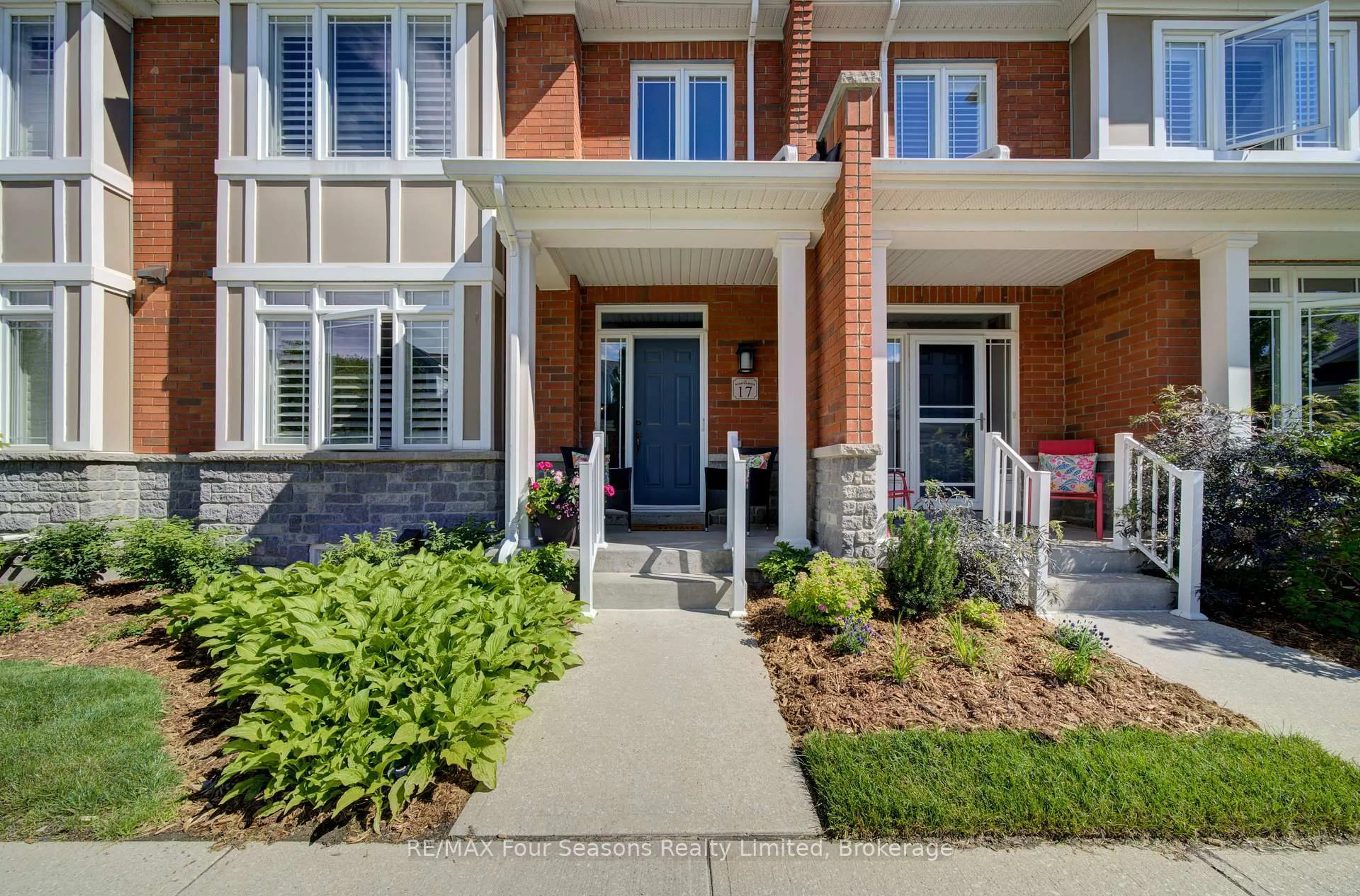 Home with brick exterior material, street for 17 Collship Lane, Collingwood Ontario L9Y 0J6