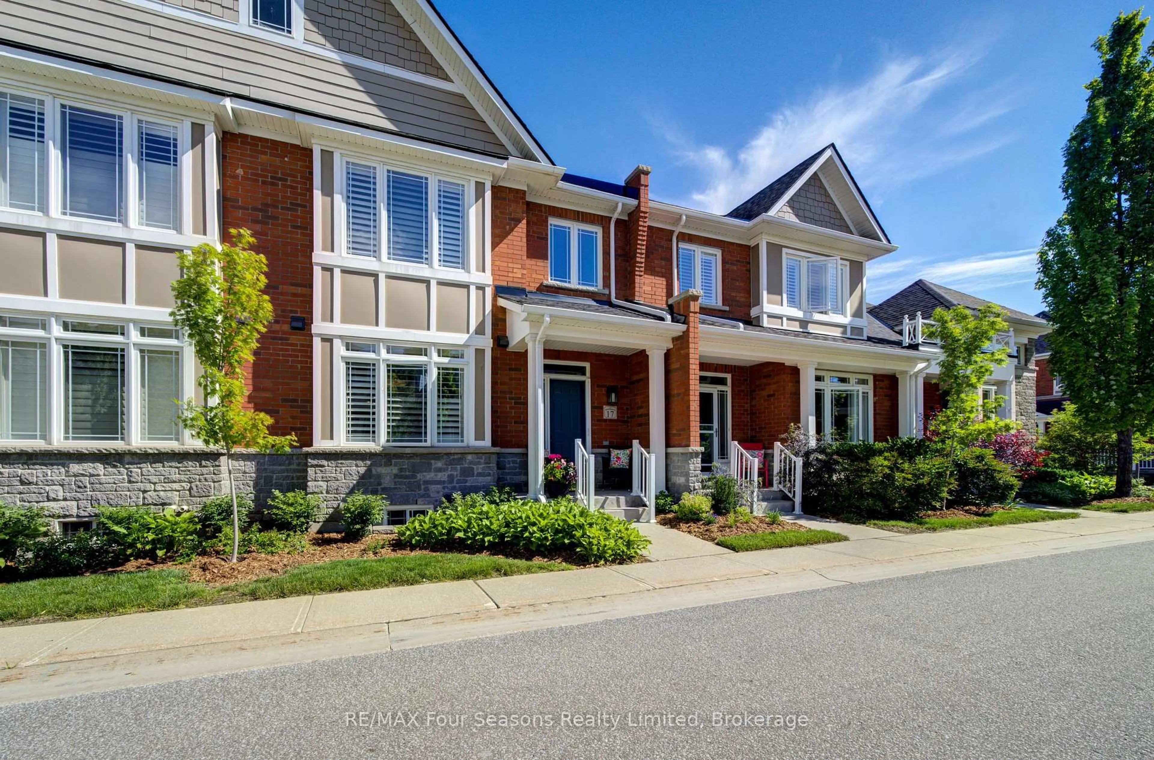 Home with brick exterior material, street for 17 Collship Lane, Collingwood Ontario L9Y 0J6