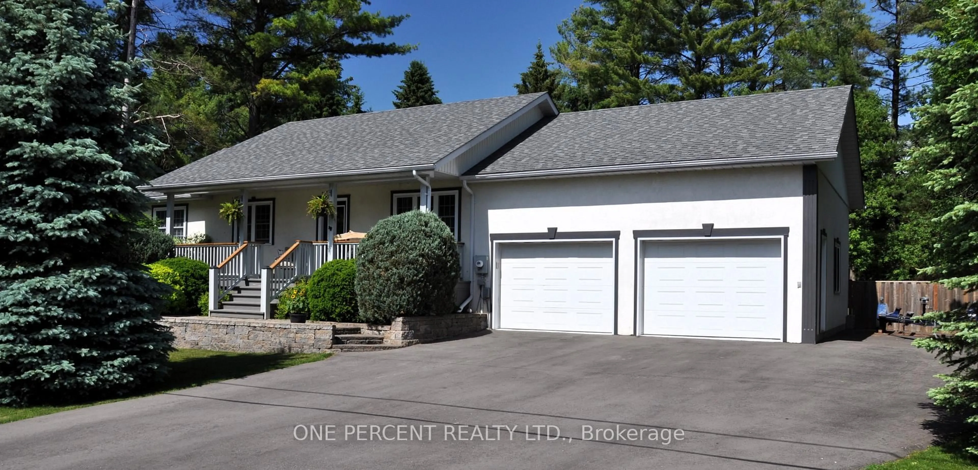 Home with vinyl exterior material, street for 9 Hunt Rd, Tiny Ontario L0L 2T0