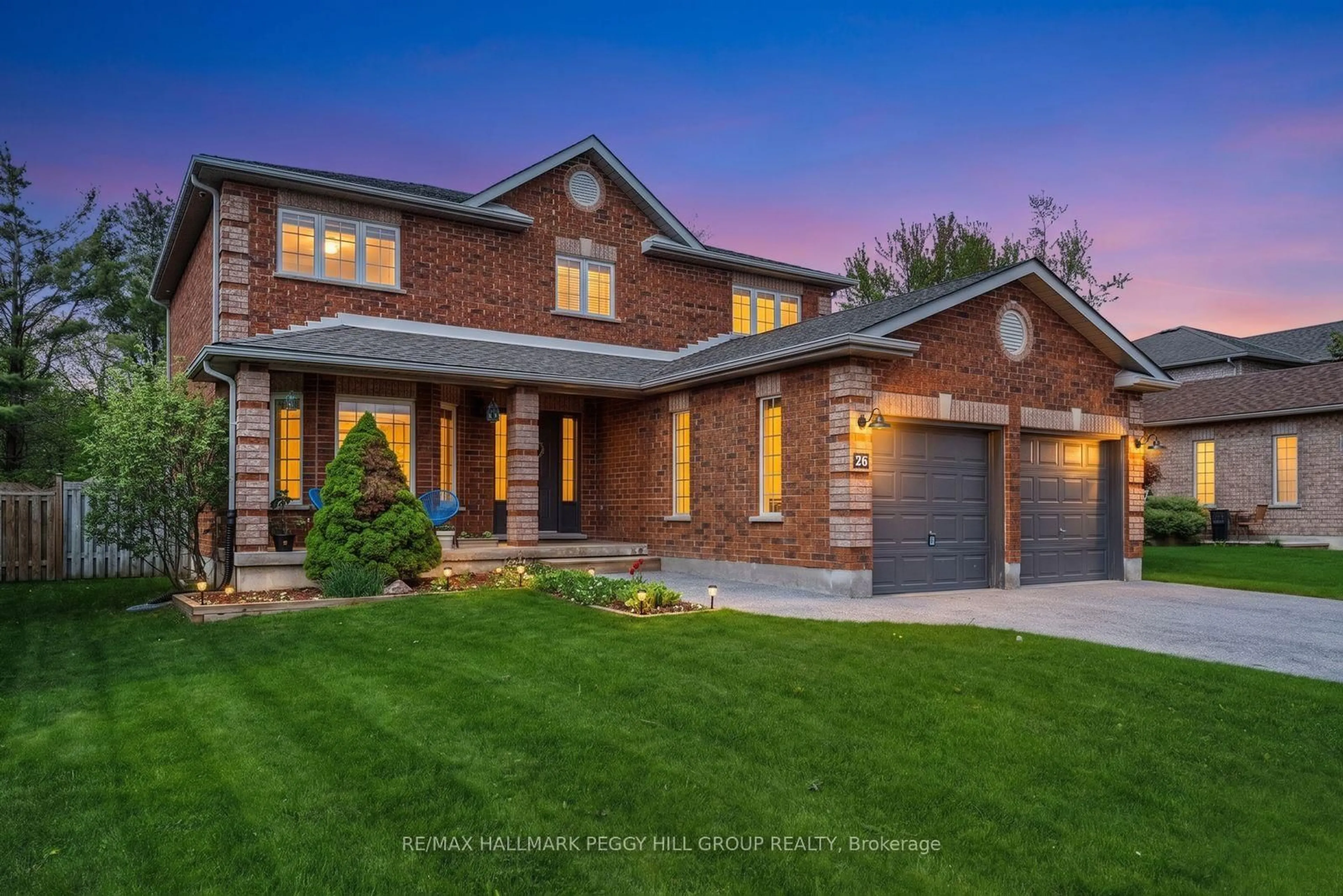 Home with brick exterior material, street for 26 Kenwell Cres, Barrie Ontario L4N 0A4