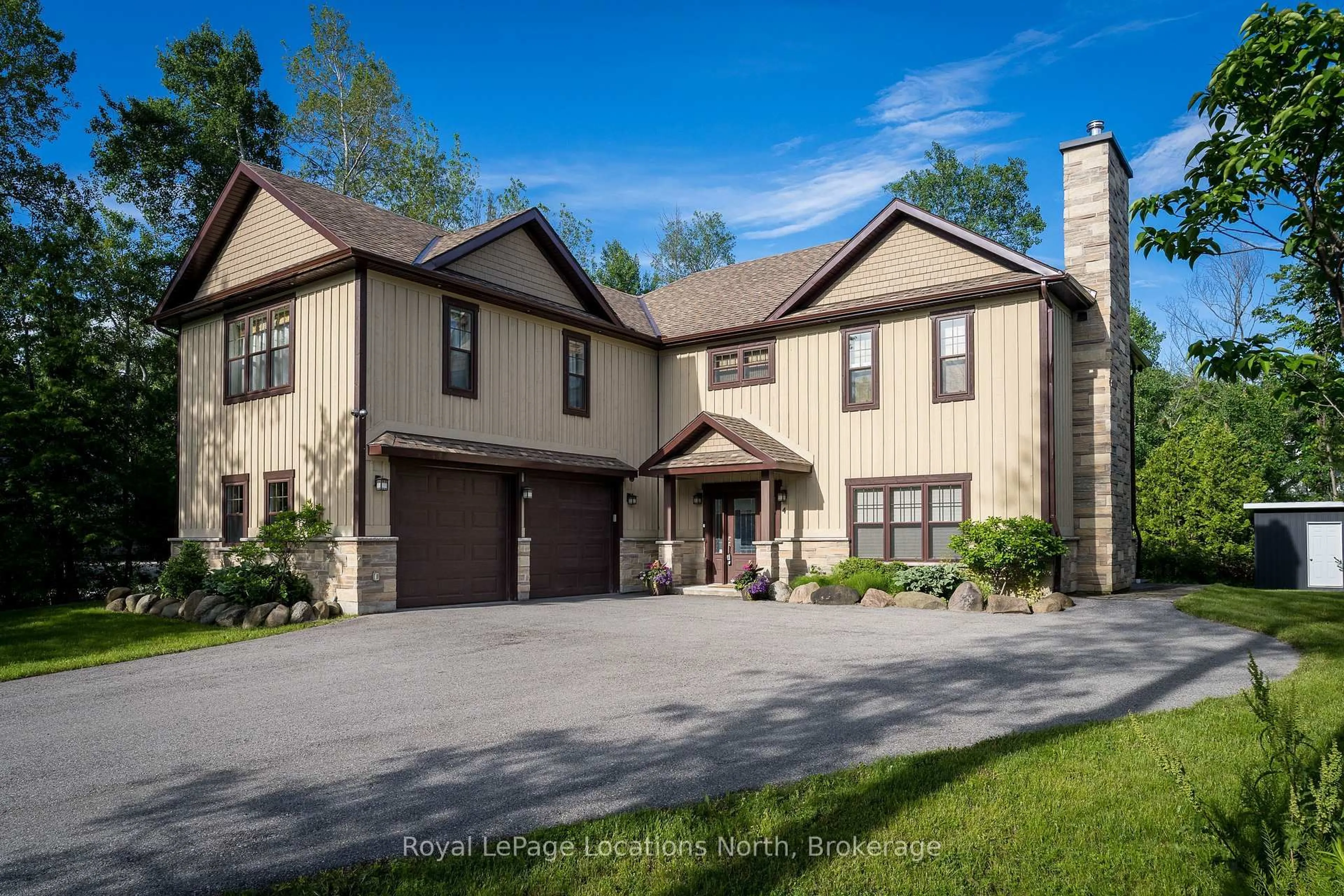 Home with brick exterior material, street for 4 Woodview Dr, Clearview Ontario L9Y 3Y9
