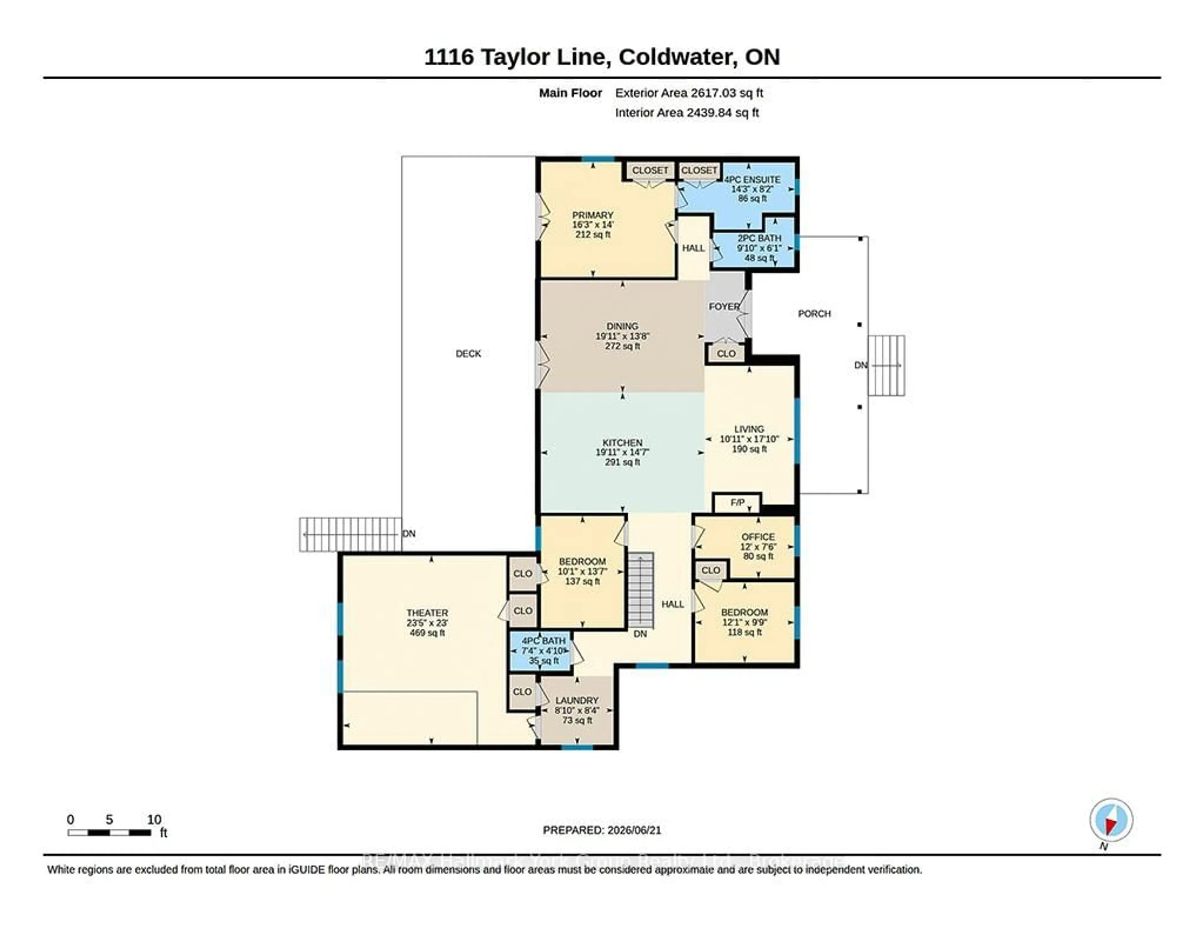 Floor plan for 1116 Taylor Line, Severn Ontario L0K 1E0