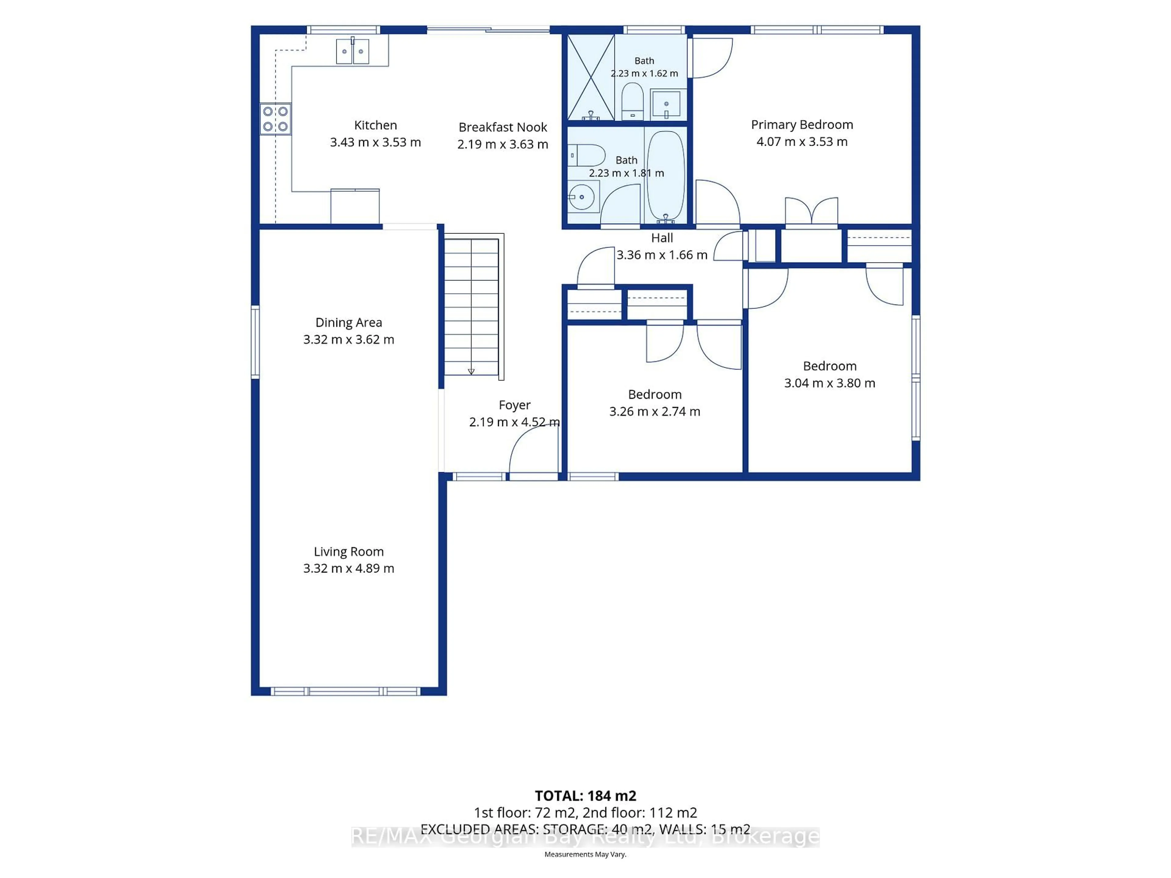 Floor plan for 1005 Dina Cres, Midland Ontario L4R 5C5