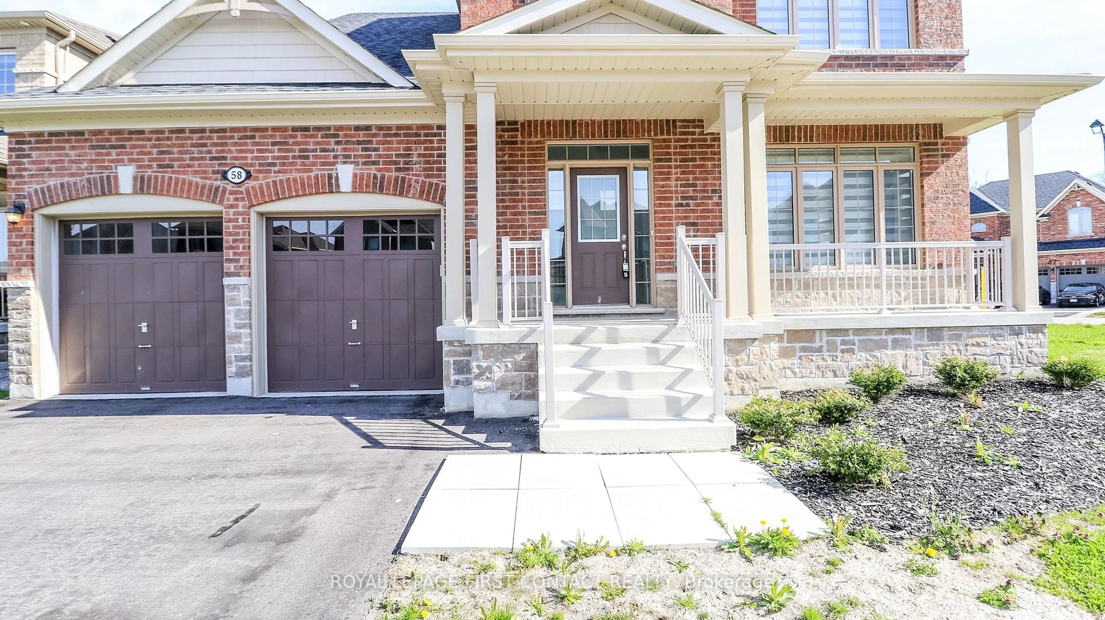 Home with brick exterior material, street for 58 Sanford Circ, Springwater Ontario L9X 2A9