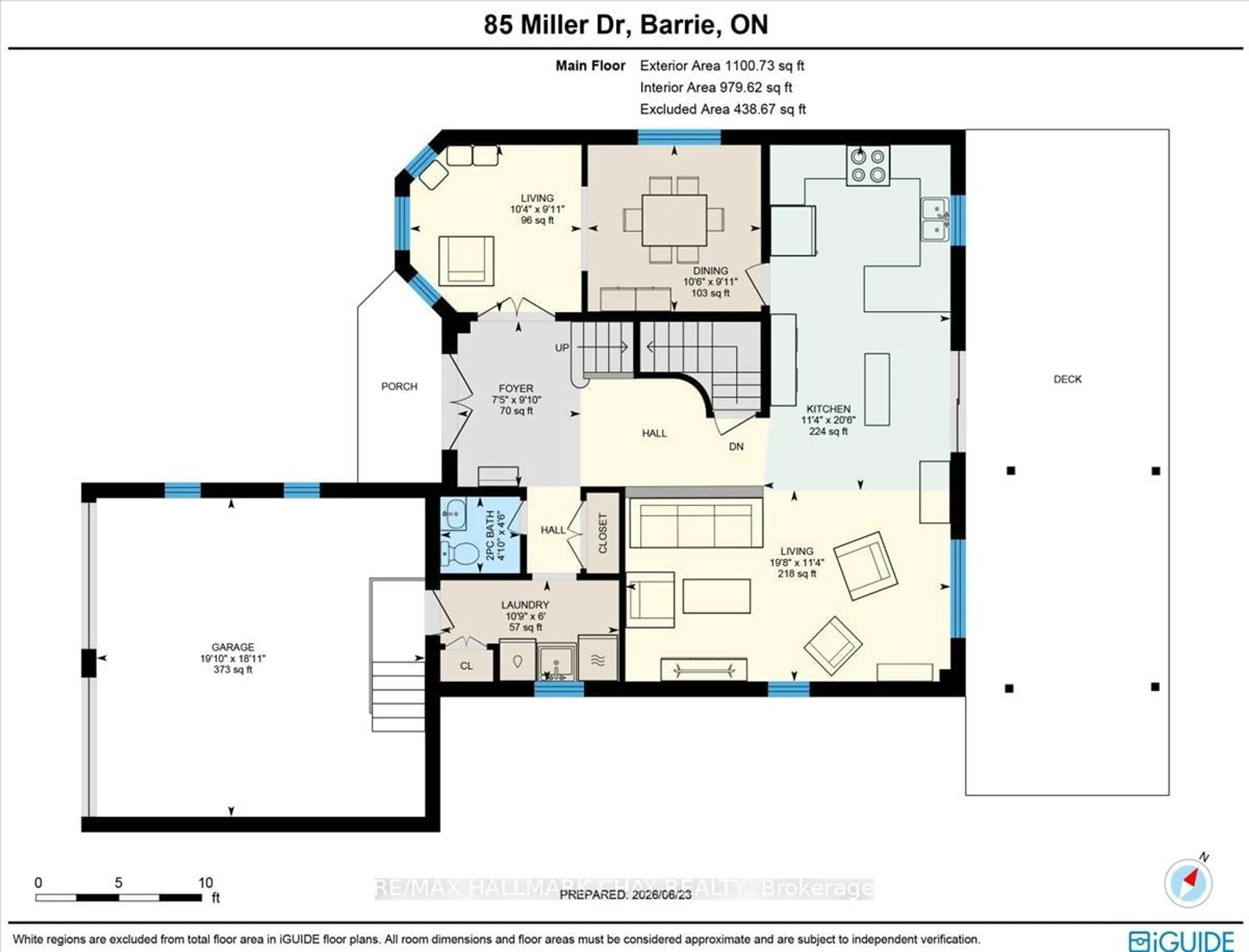 Floor plan for 85 Miller Dr, Barrie Ontario L4N 9X2